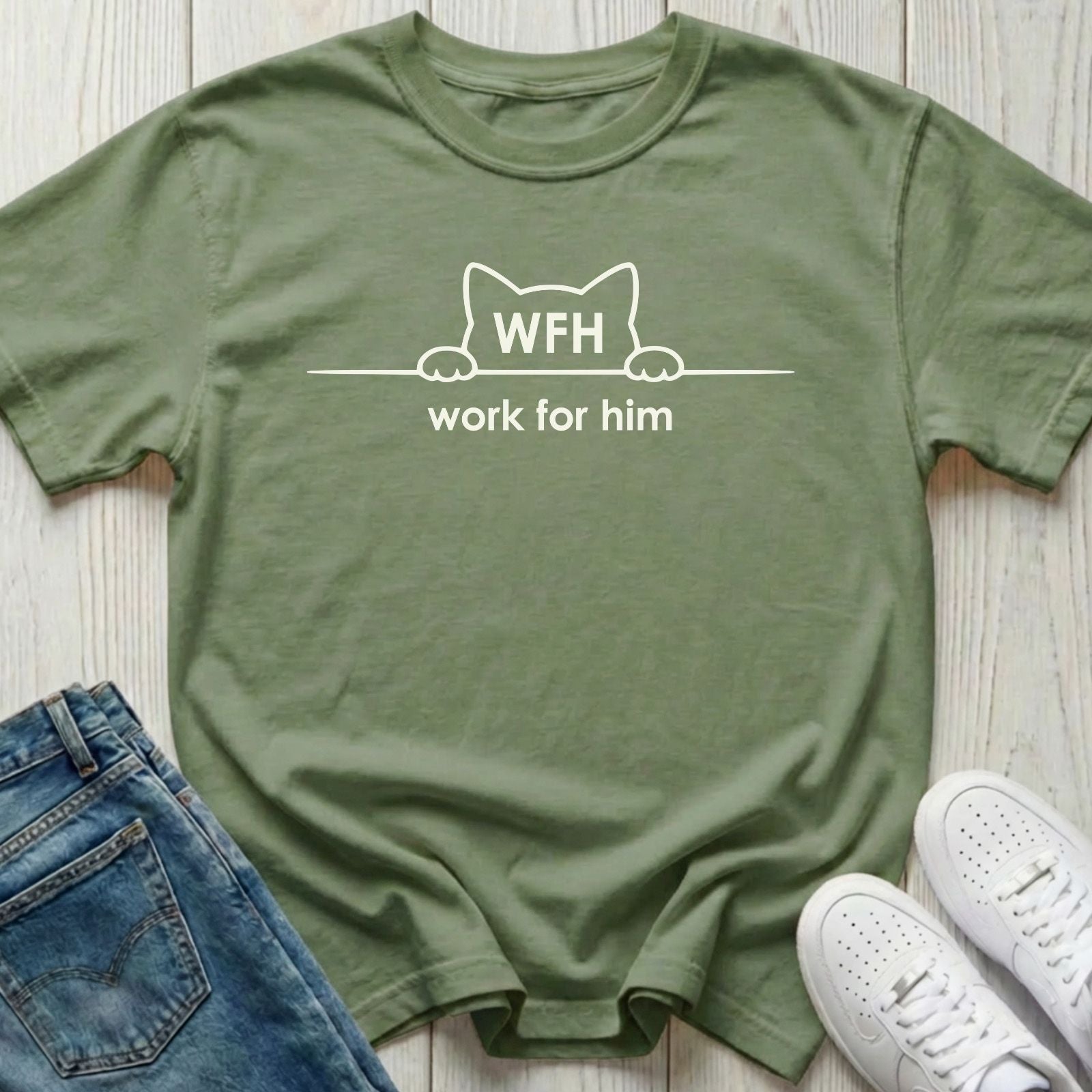 WFH Work for Him T-shirt