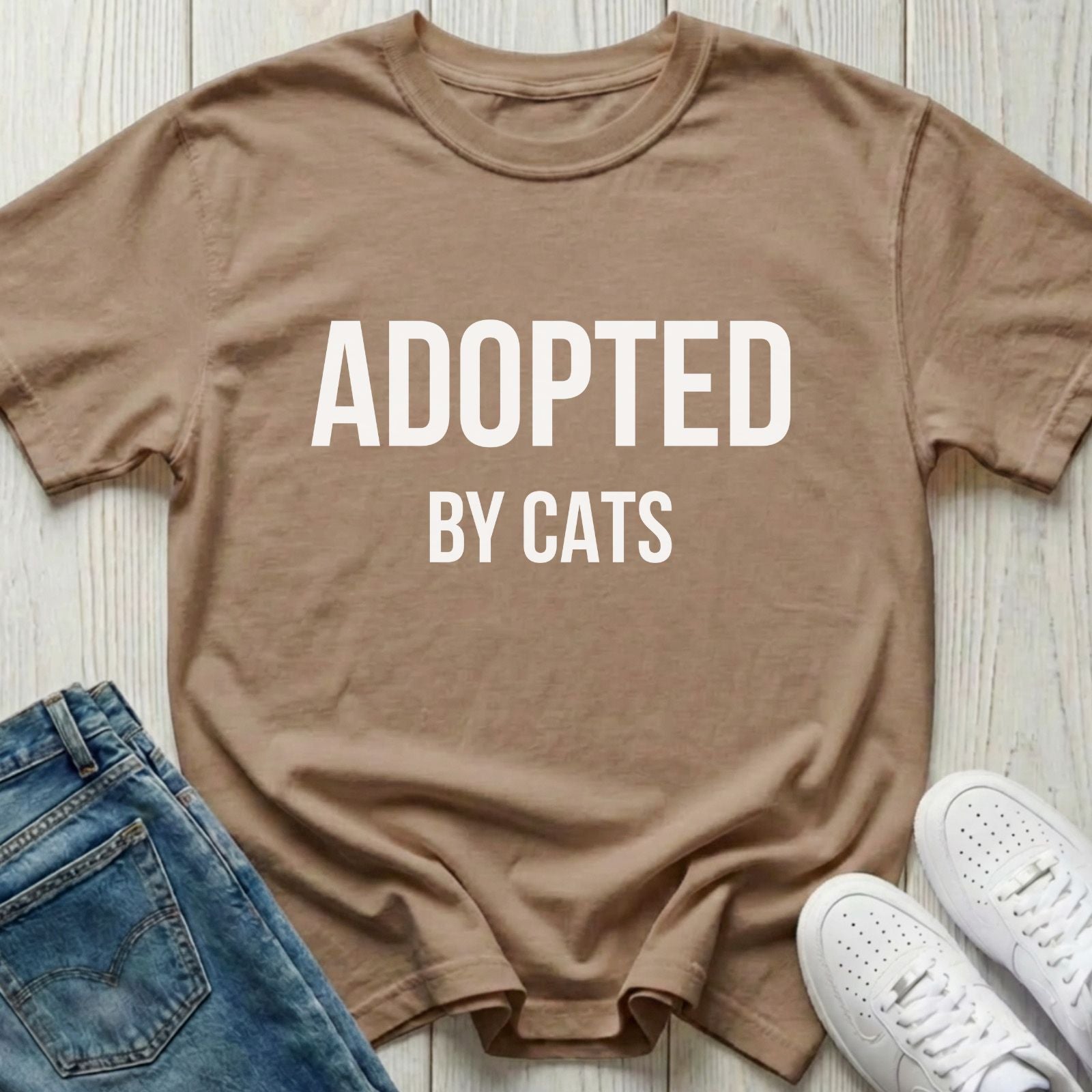 Adopted by Cats T-shirt