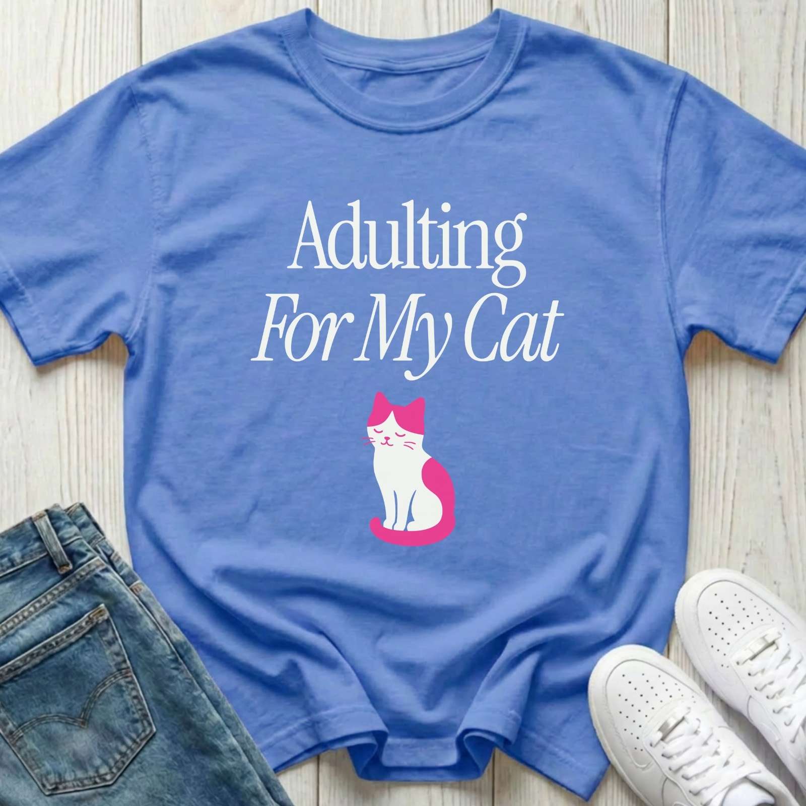 Adulting for My Cat T-shirt