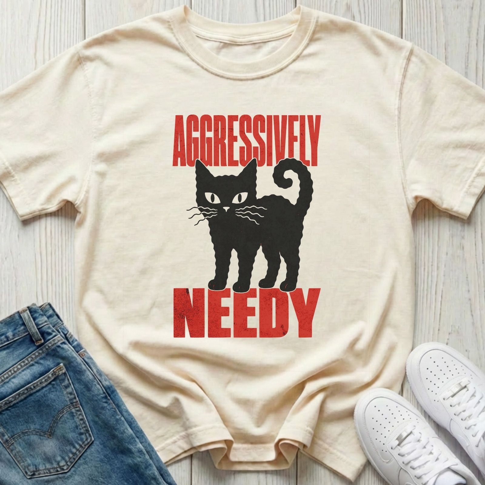 Aggressively Needy Kitty T-shirt