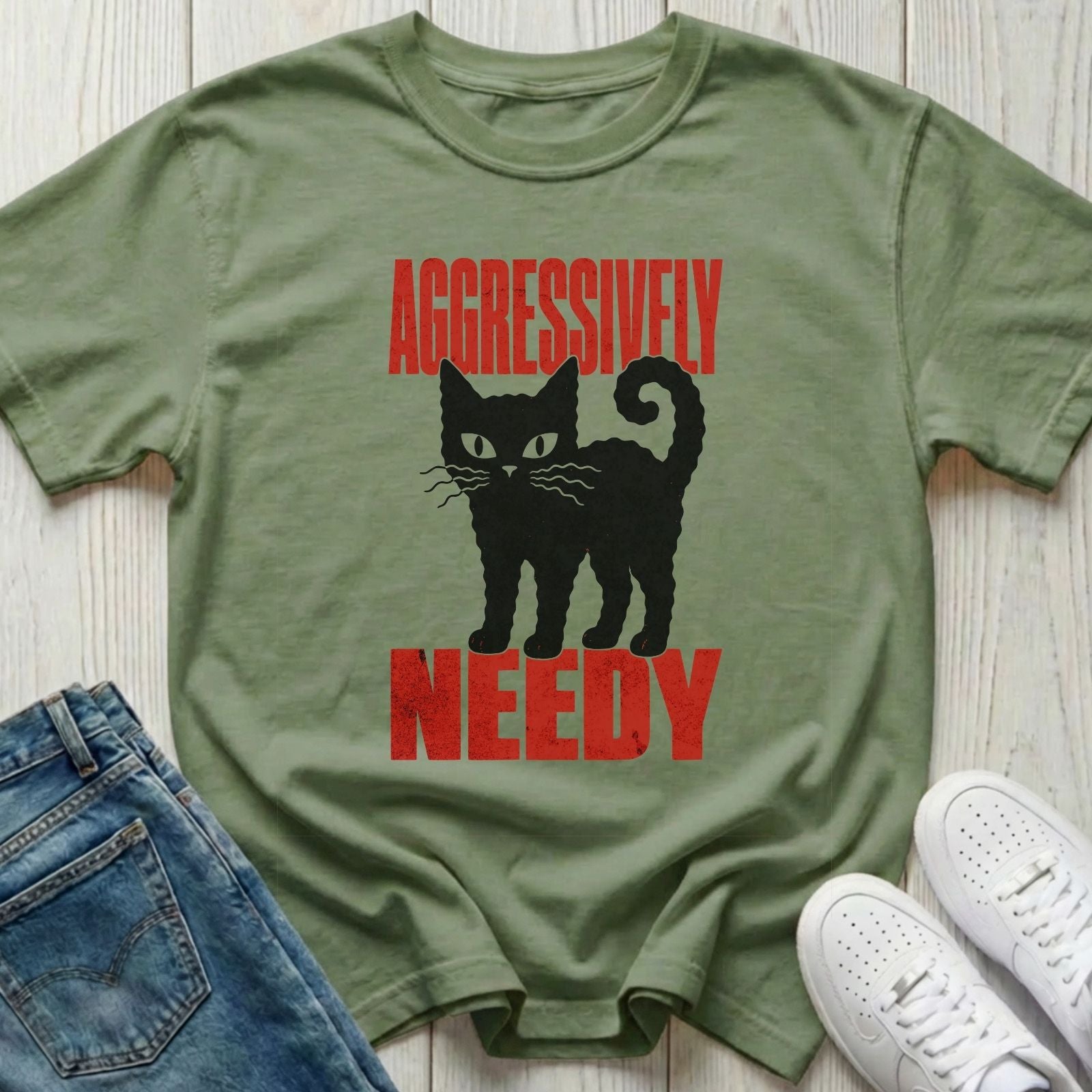 Aggressively Needy Kitty T-shirt