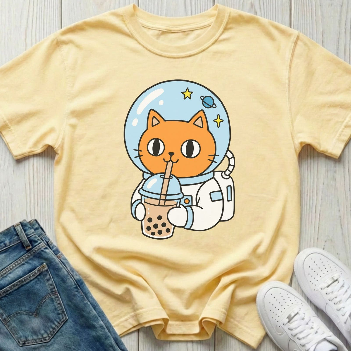 Astronaut Kitty T-shirt