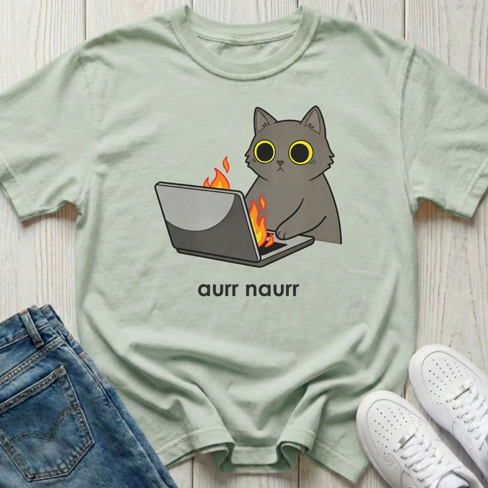 Aurr Naurr Cat T-shirt