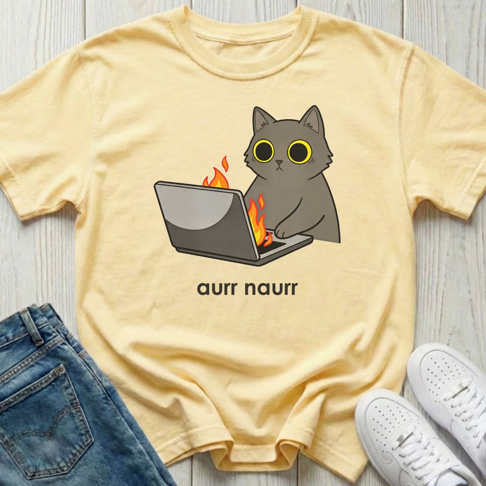 Aurr Naurr Cat T-shirt