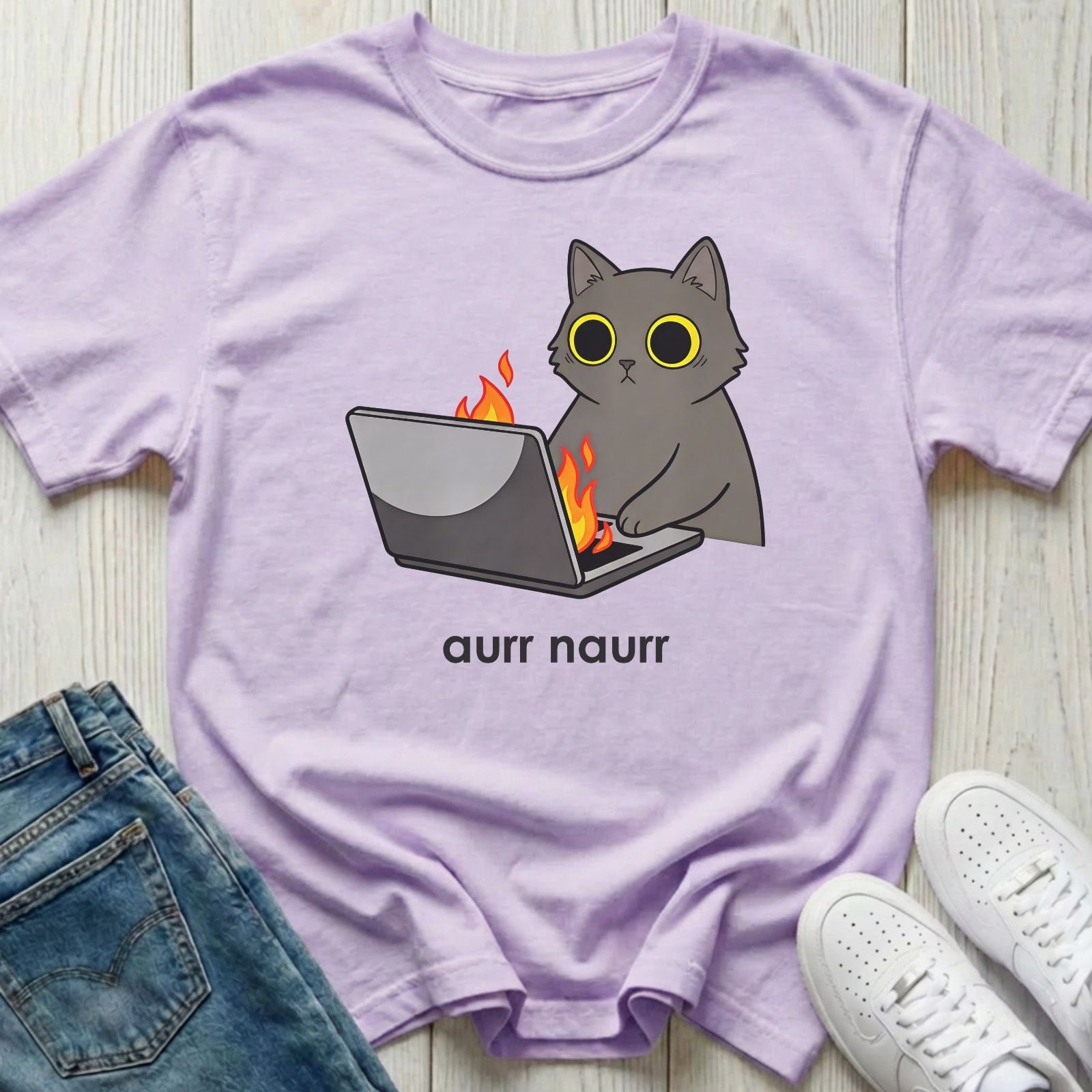 Aurr Naurr Cat T-shirt