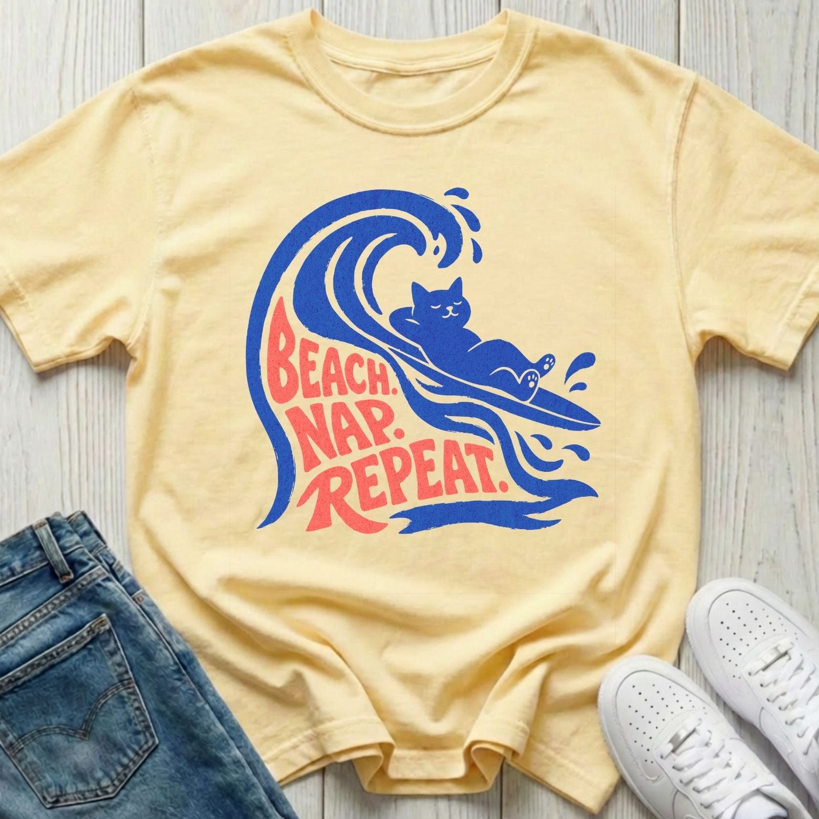 Beach Nap Repeat T-shirt