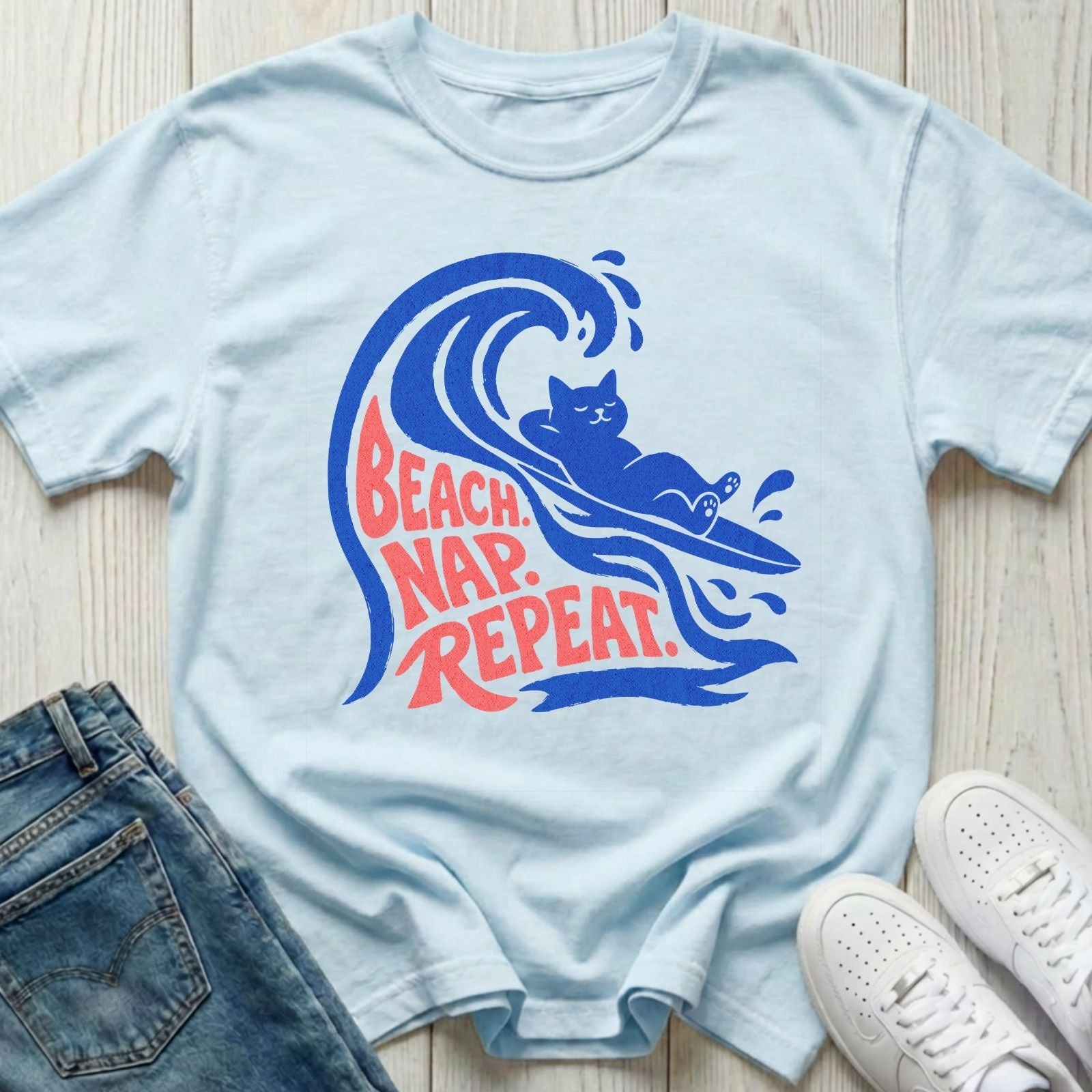 Beach Nap Repeat T-shirt