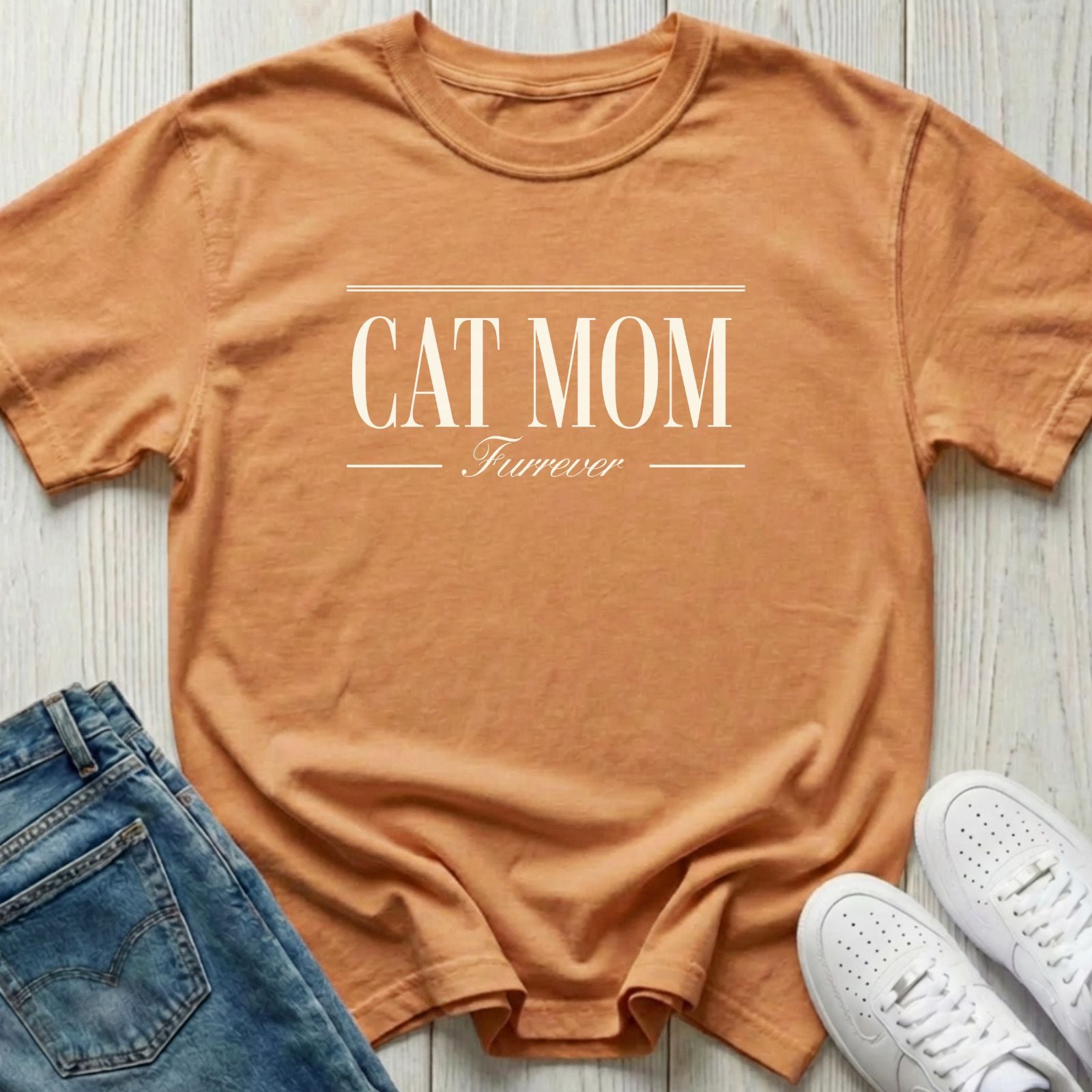 Cat Mom Furrever T-shirt