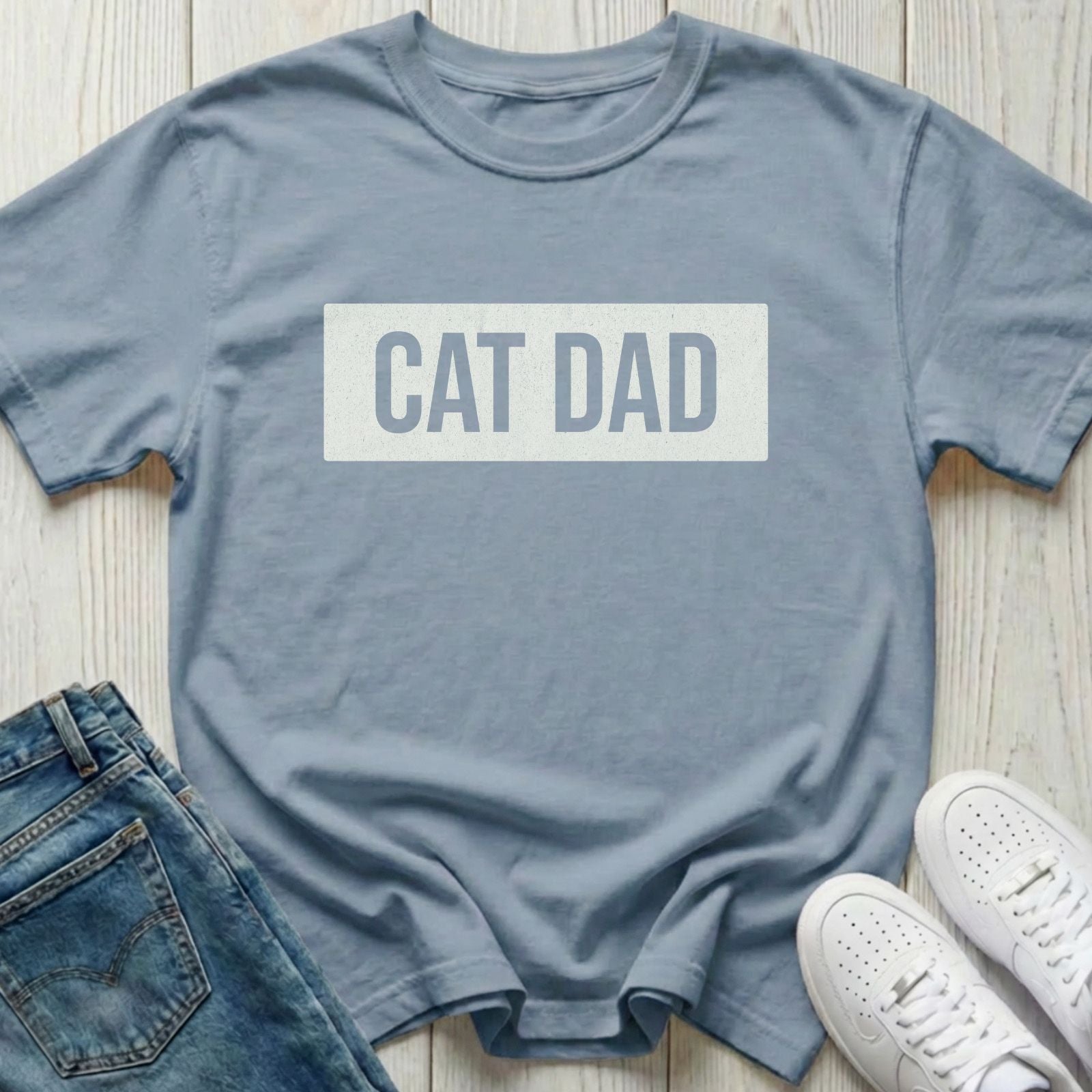 Cat Dad Minimalist T-shirt