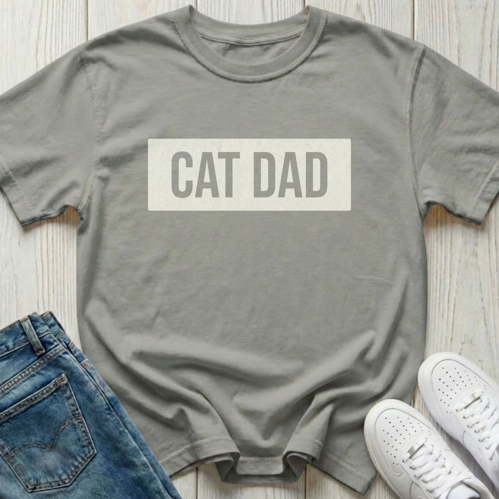 Cat Dad Minimalist T-shirt