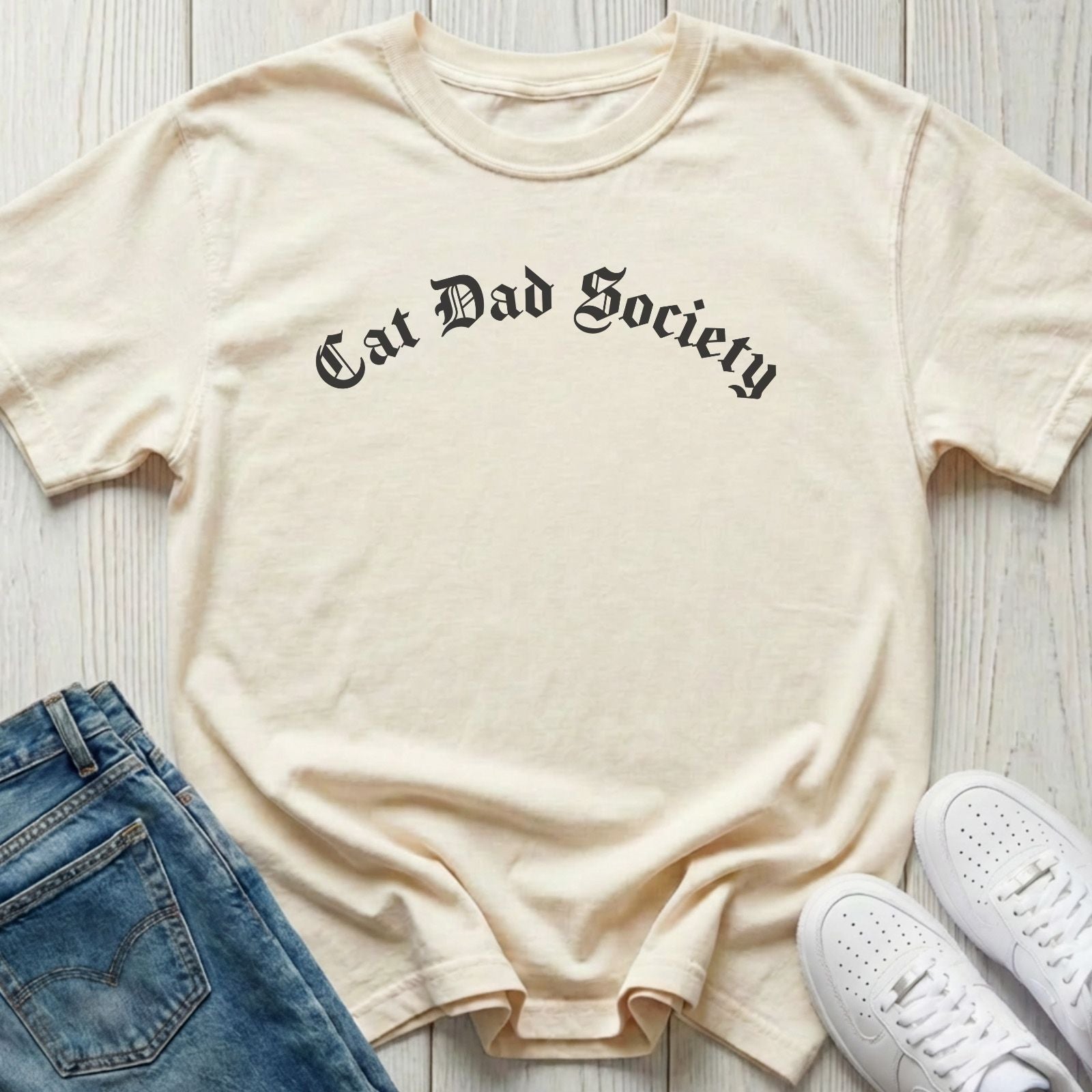Cat Dad Society T-shirt