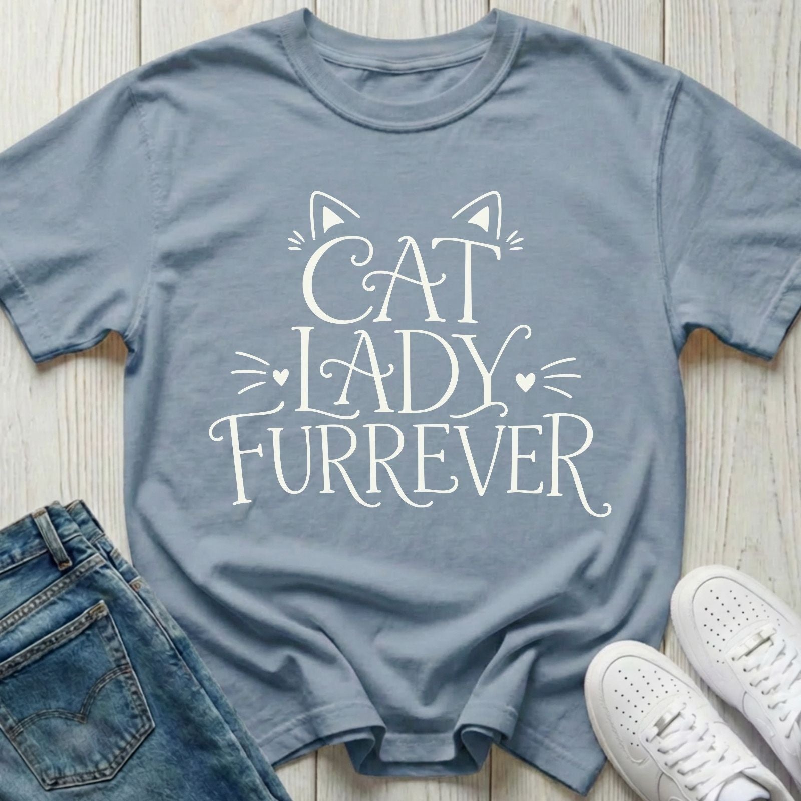 Cat Lady Furrever T-shirt