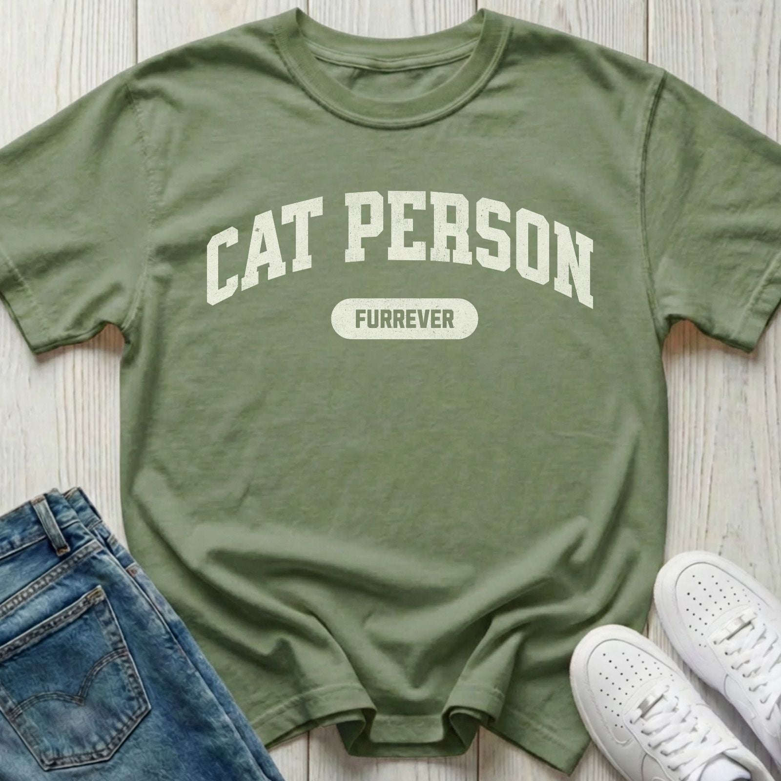 Cat Person Furrever T-shirt