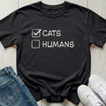 Cats Over Humans T-shirt