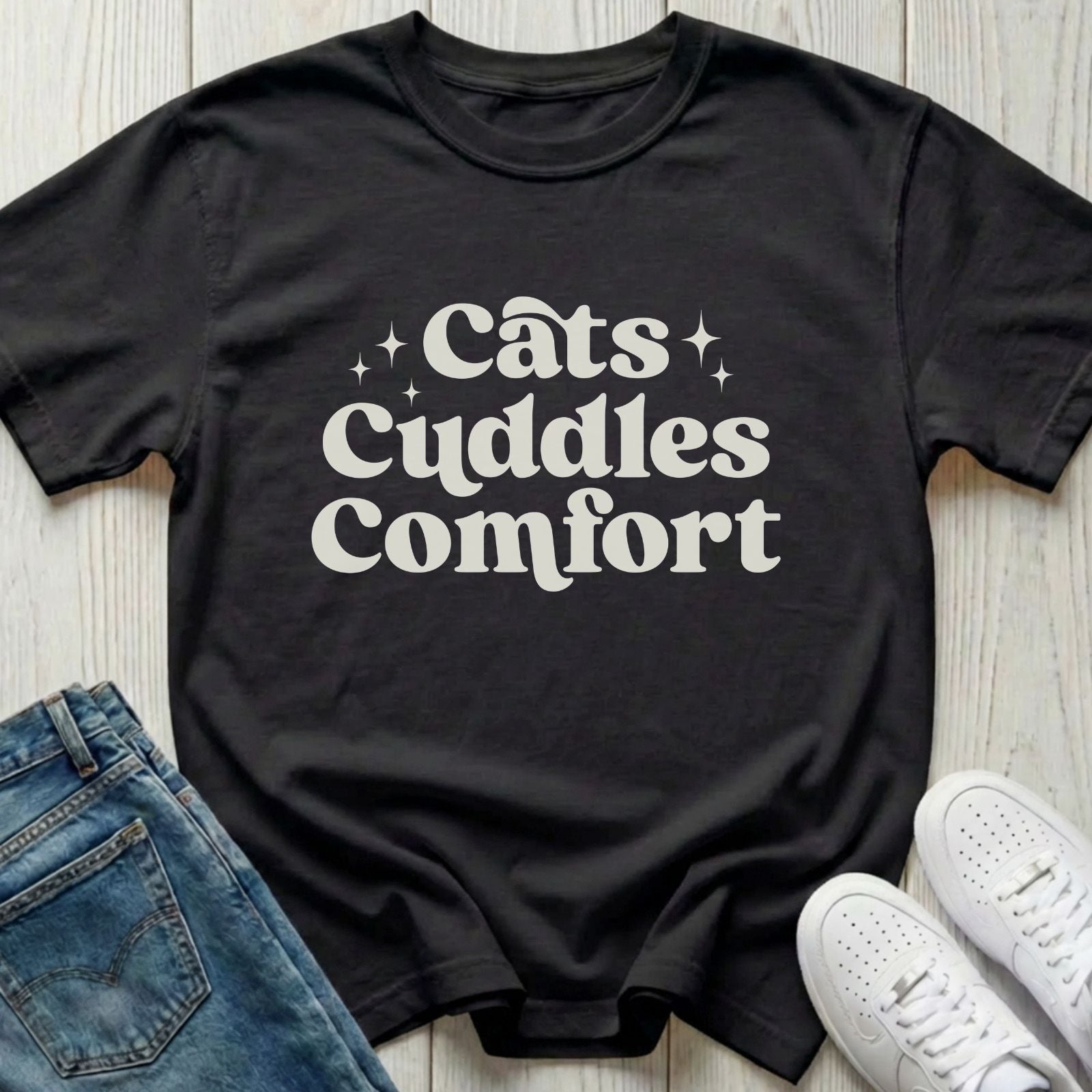 Cats Cuddles Comfort T-shirt