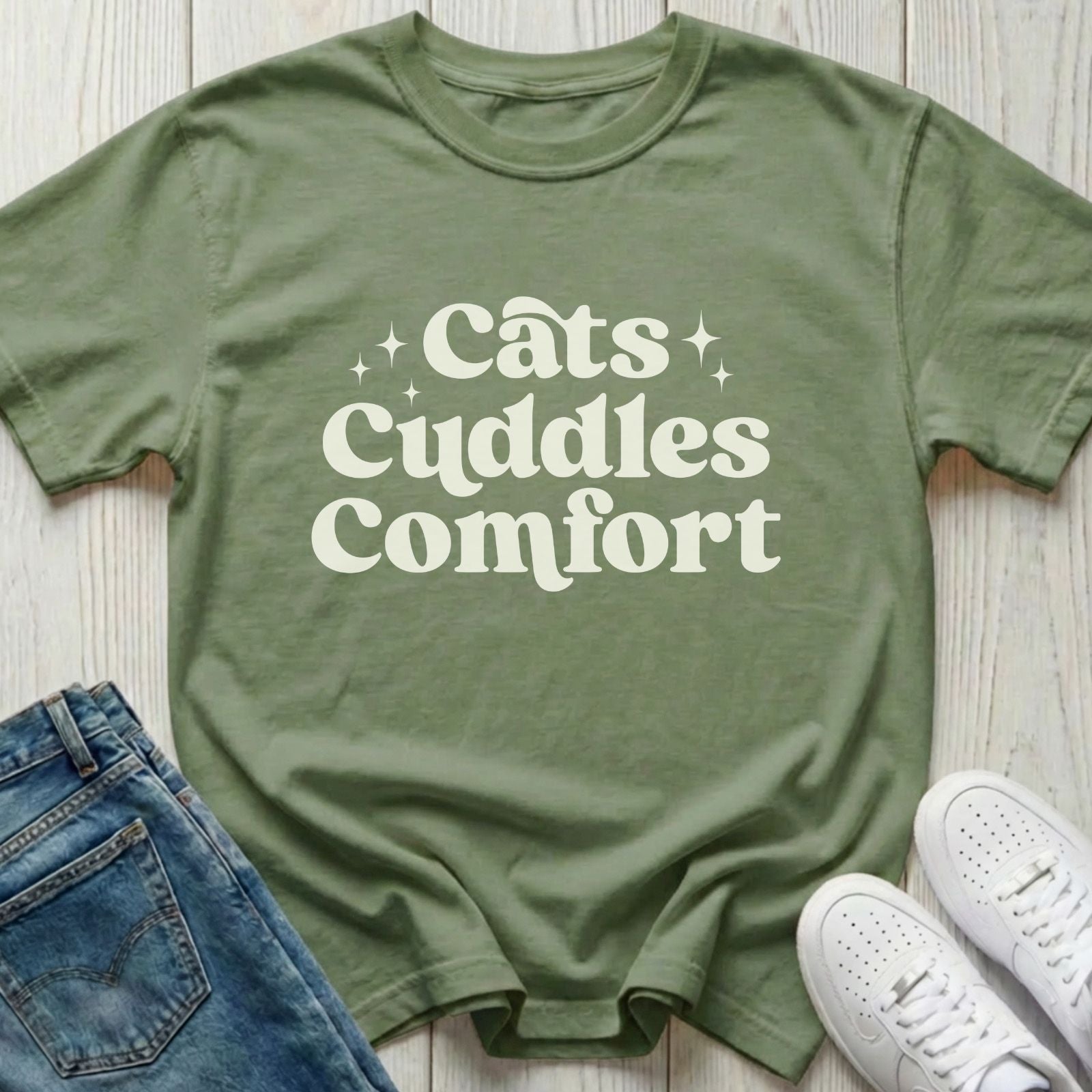 Cats Cuddles Comfort T-shirt