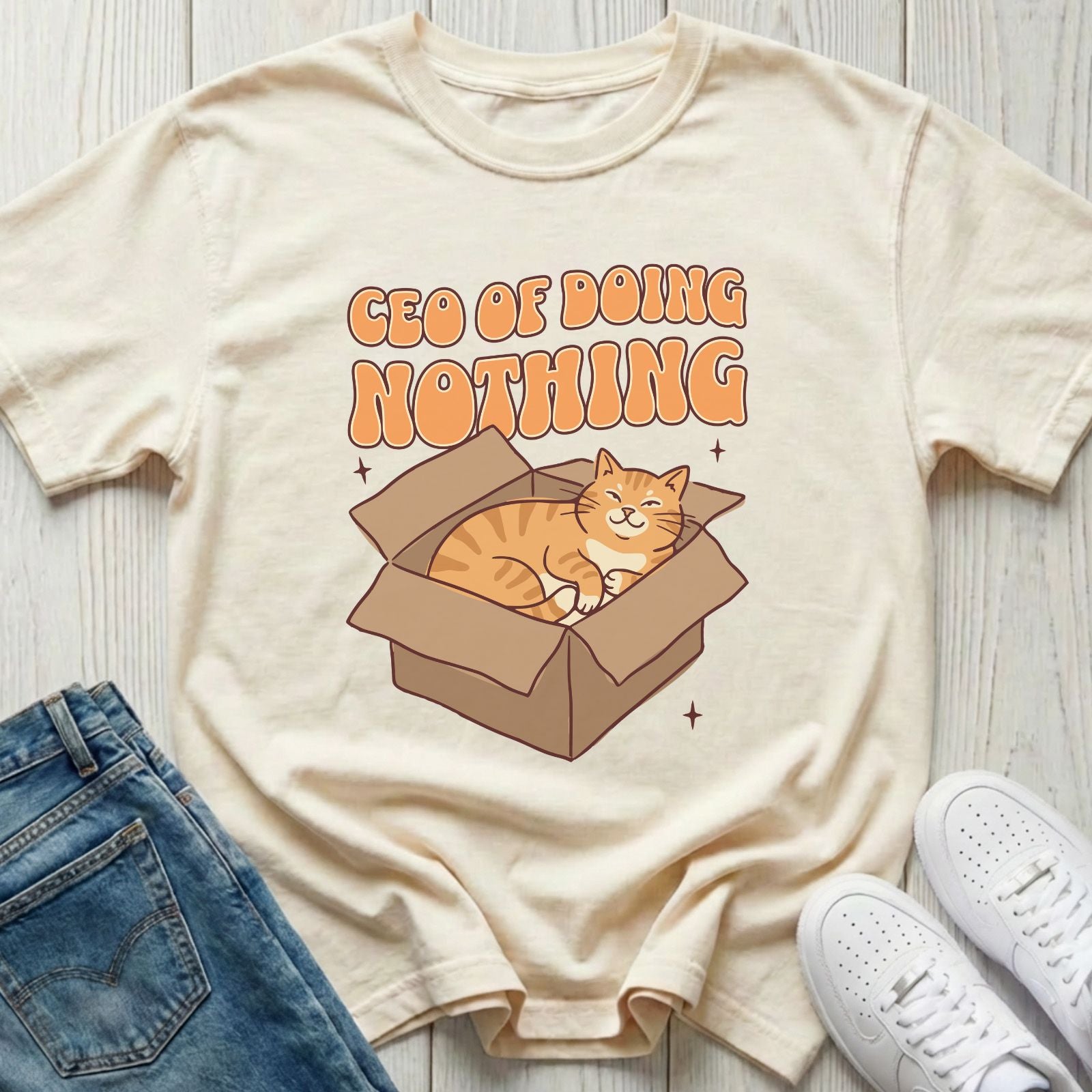 CEO of Doing Nothing Graphic T-shirt