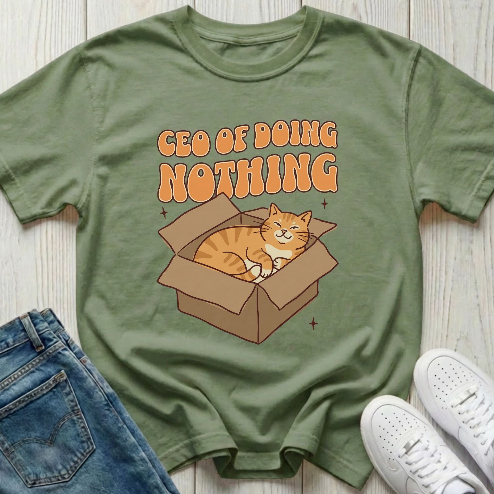 CEO of Doing Nothing Graphic T-shirt