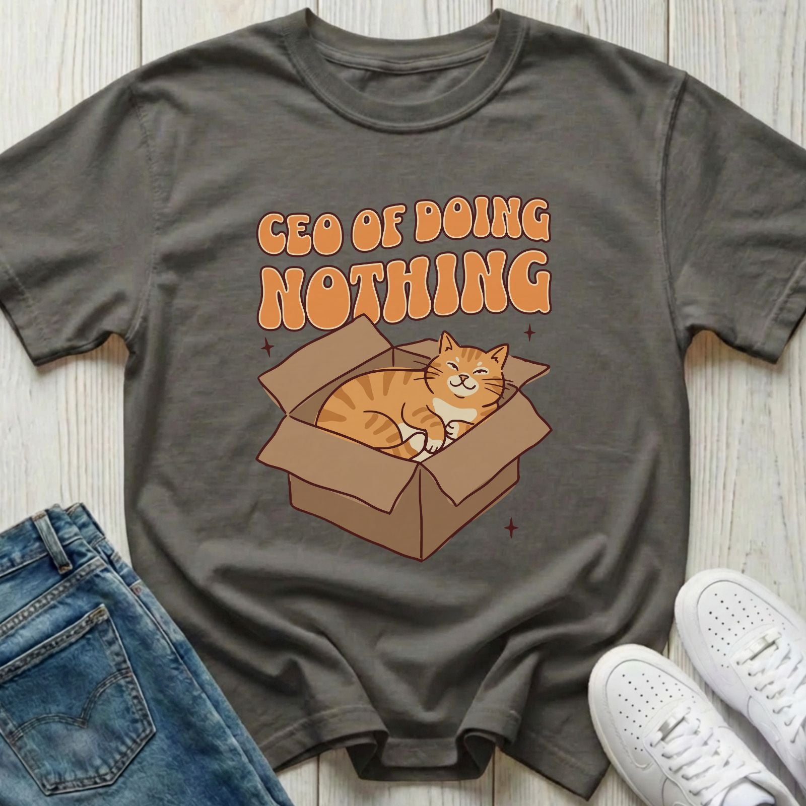 CEO of Doing Nothing Graphic T-shirt