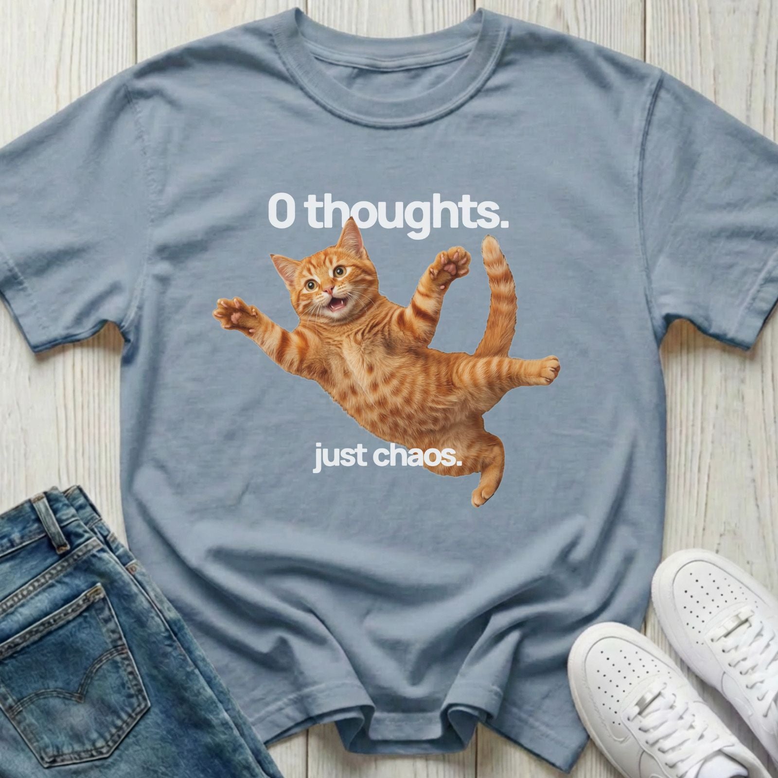 Chaos Ginger Cat T-shirt