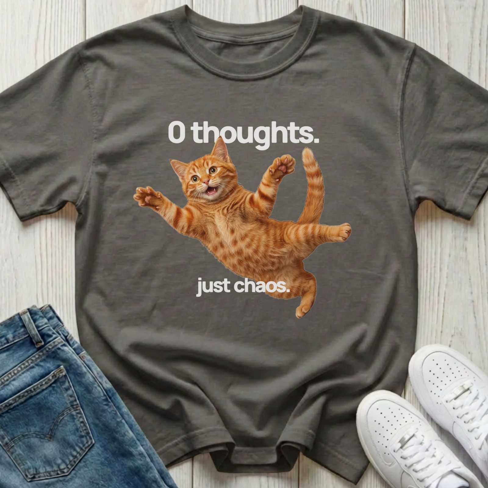 Chaos Ginger Cat T-shirt