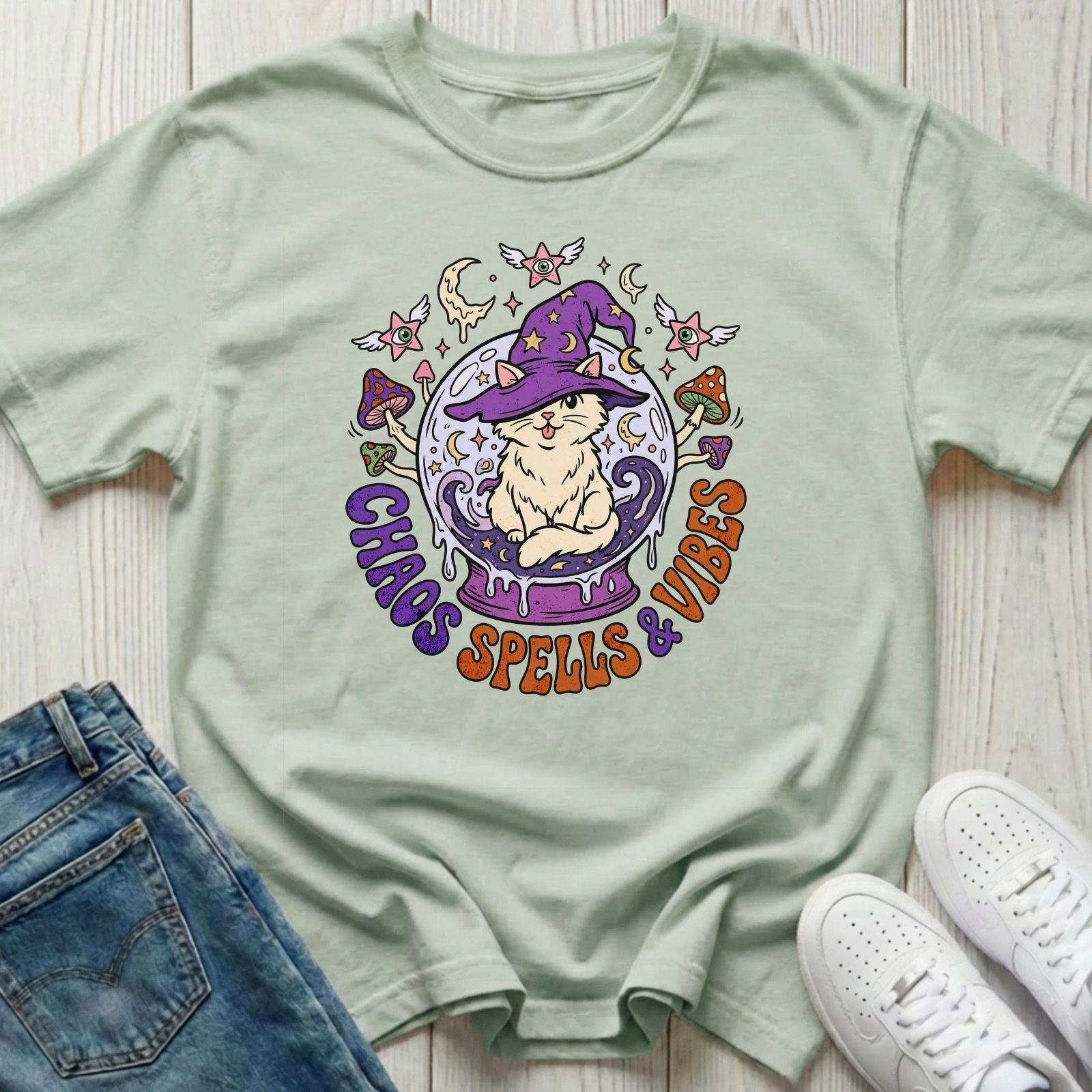 Chaos Spells & Vibes T-shirt