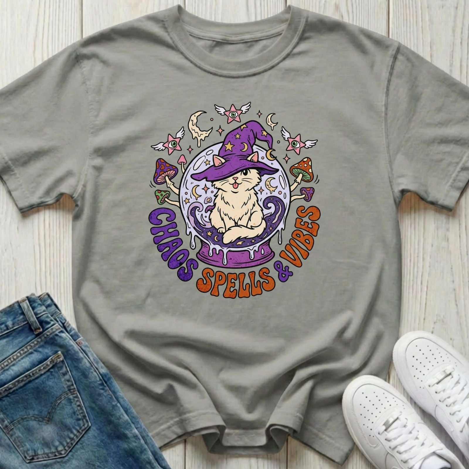 Chaos Spells & Vibes T-shirt