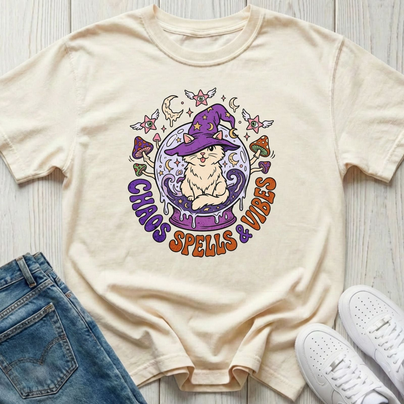 Chaos Spells & Vibes T-shirt