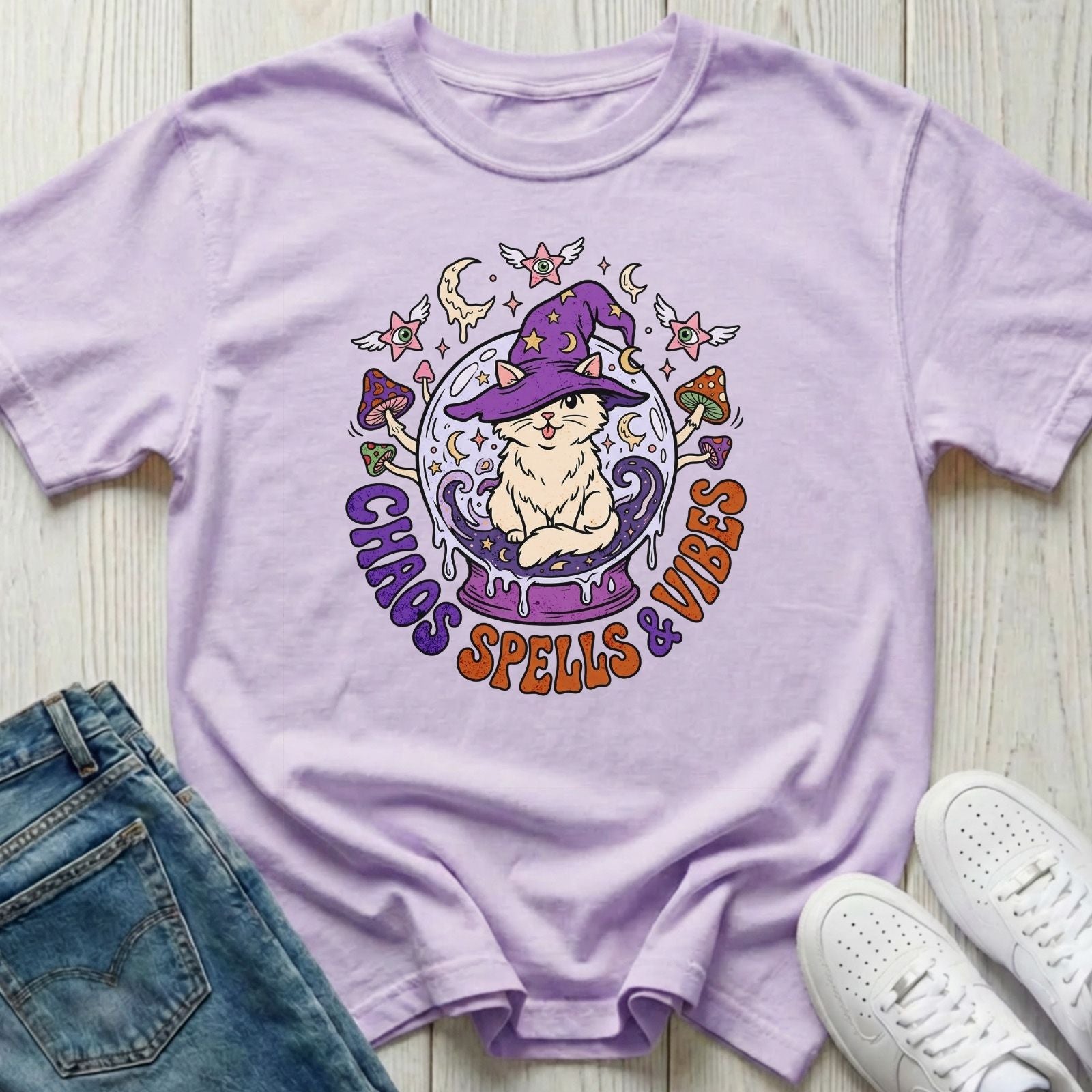 Chaos Spells & Vibes T-shirt