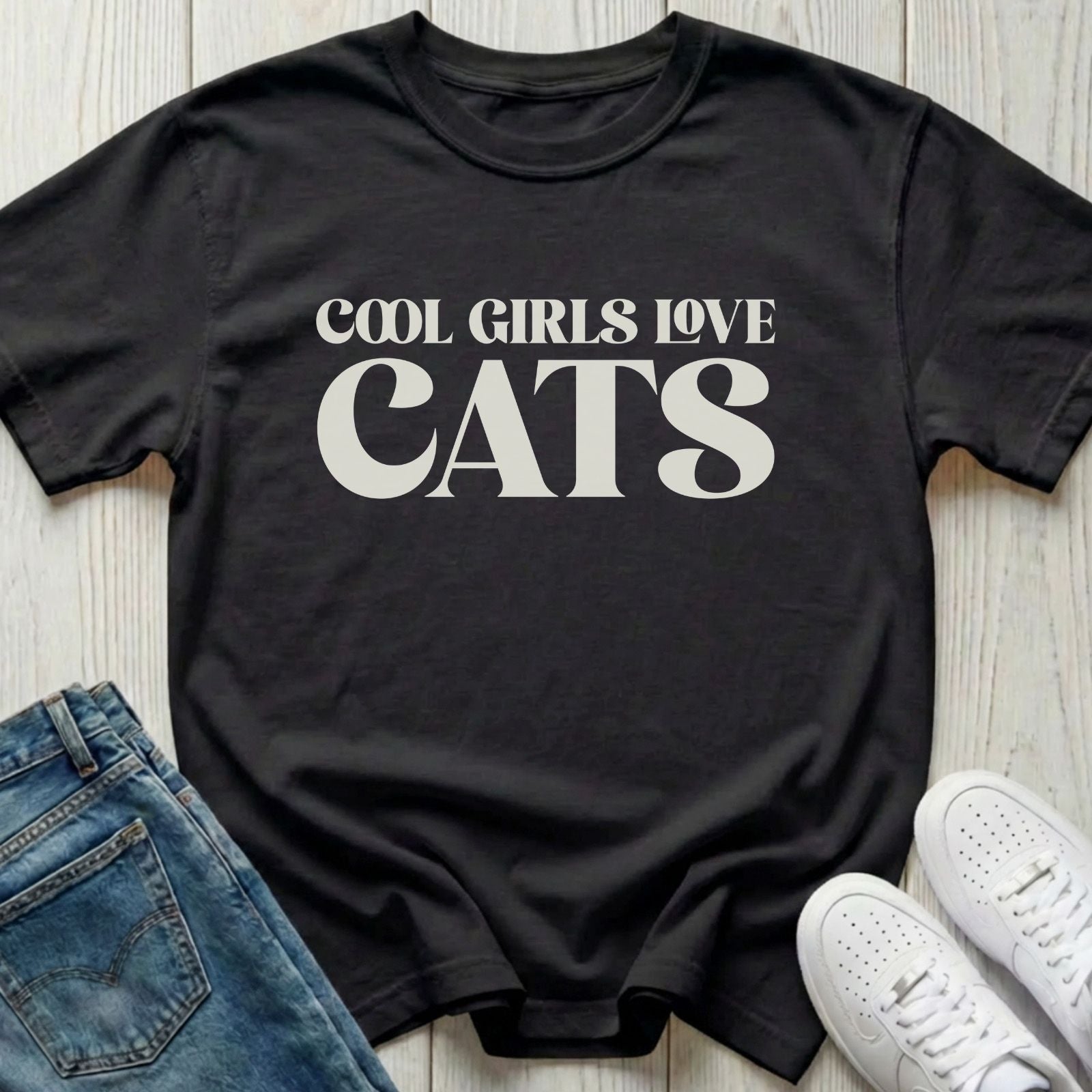 Cool Girls Love Cats T-shirt