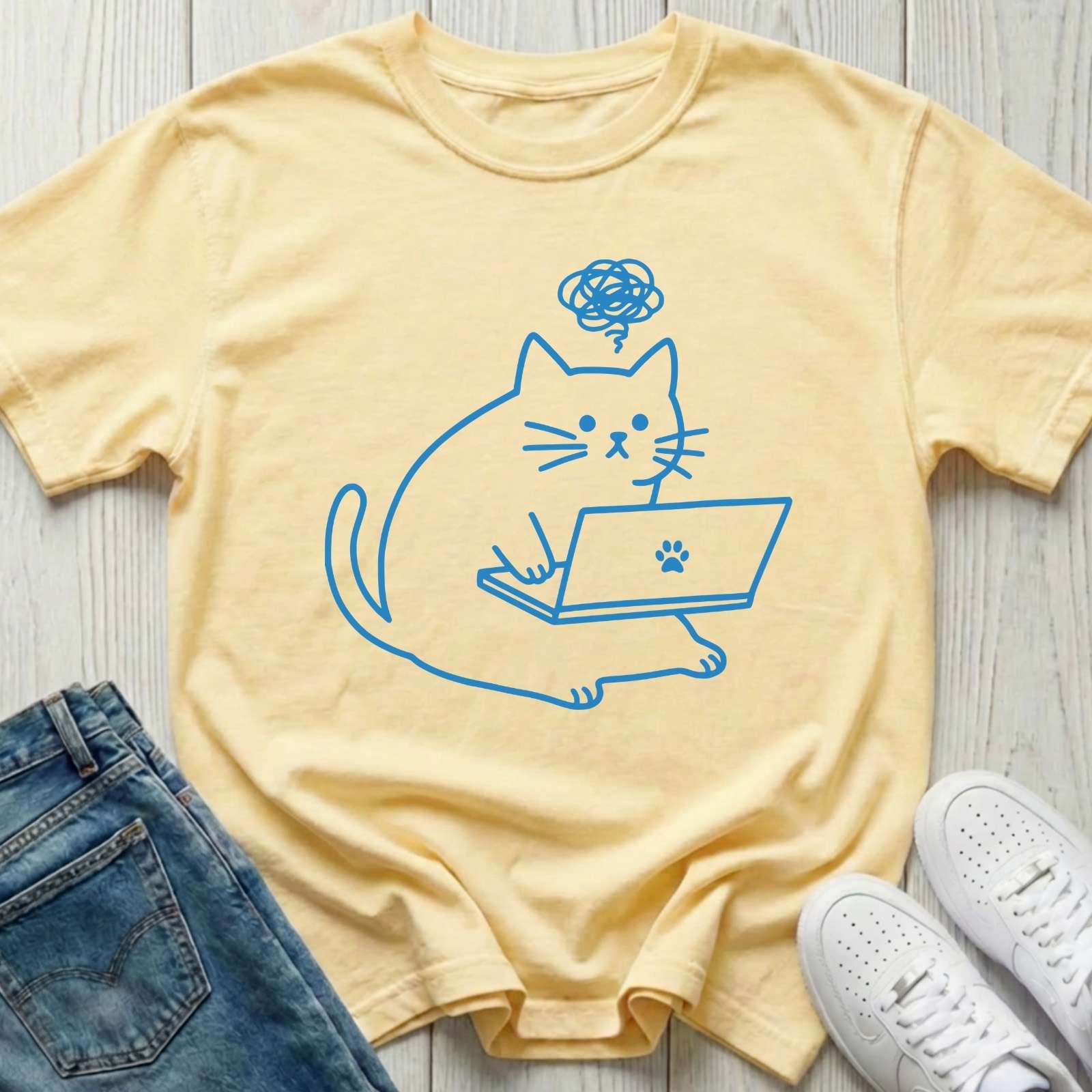 Corporate Drone Cat T-shirt