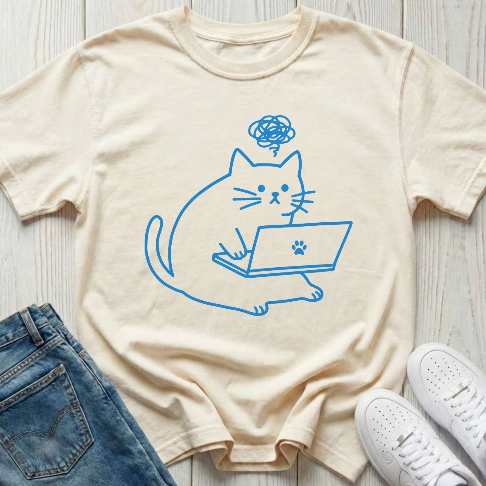 Corporate Drone Cat T-shirt