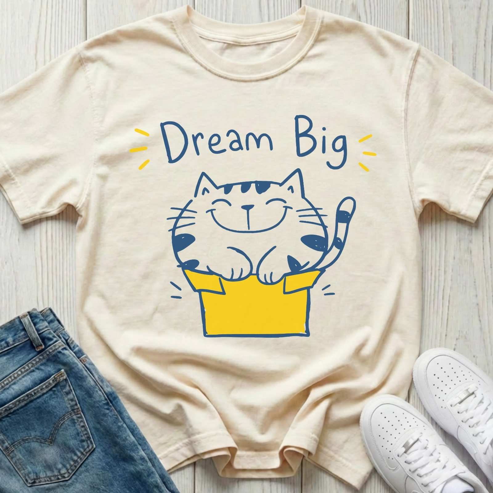 Dream Big Cat T-shirt