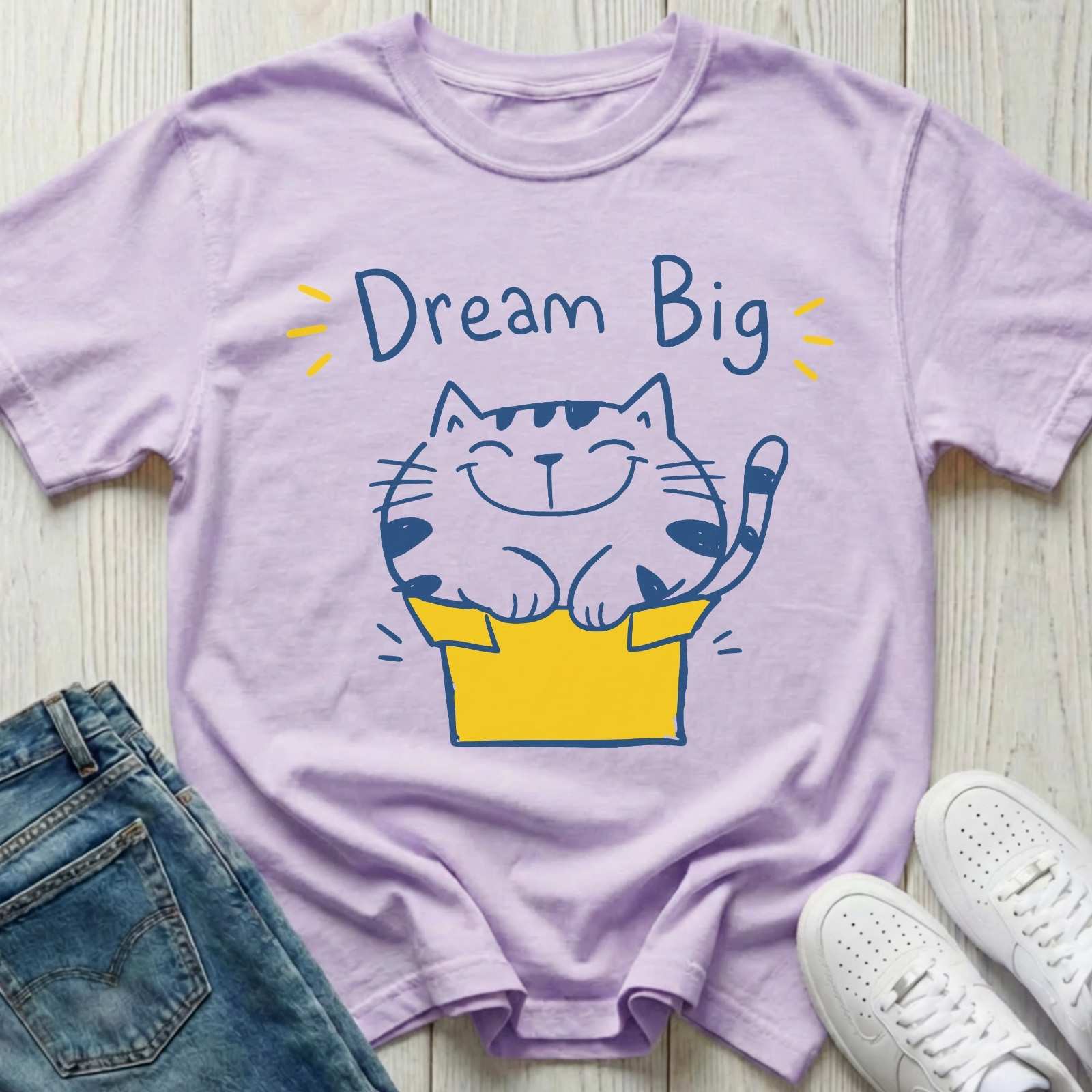 Dream Big Cat T-shirt