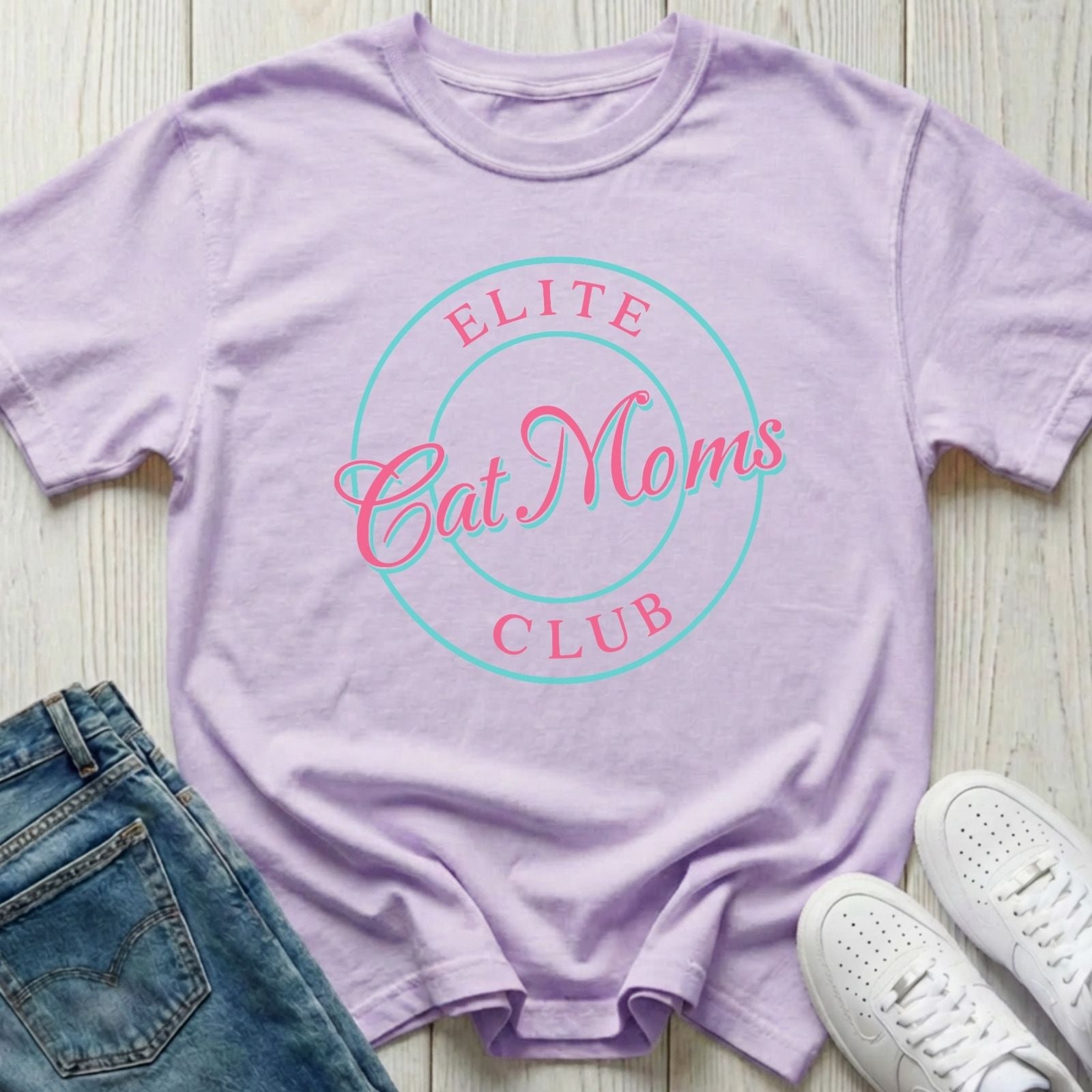 Elite Cat Moms Club T-shirt