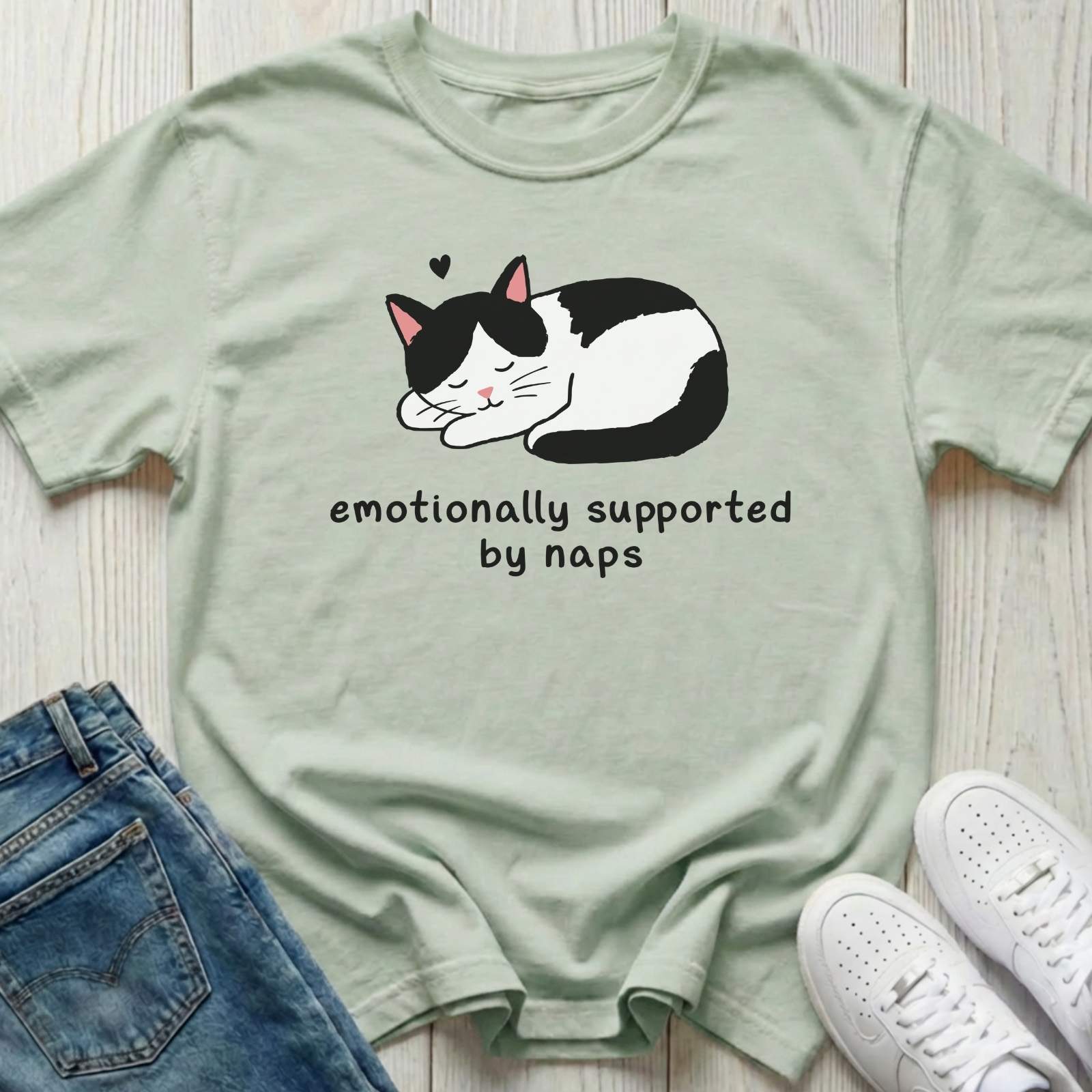 Emotionally Supported by Naps T-shirt