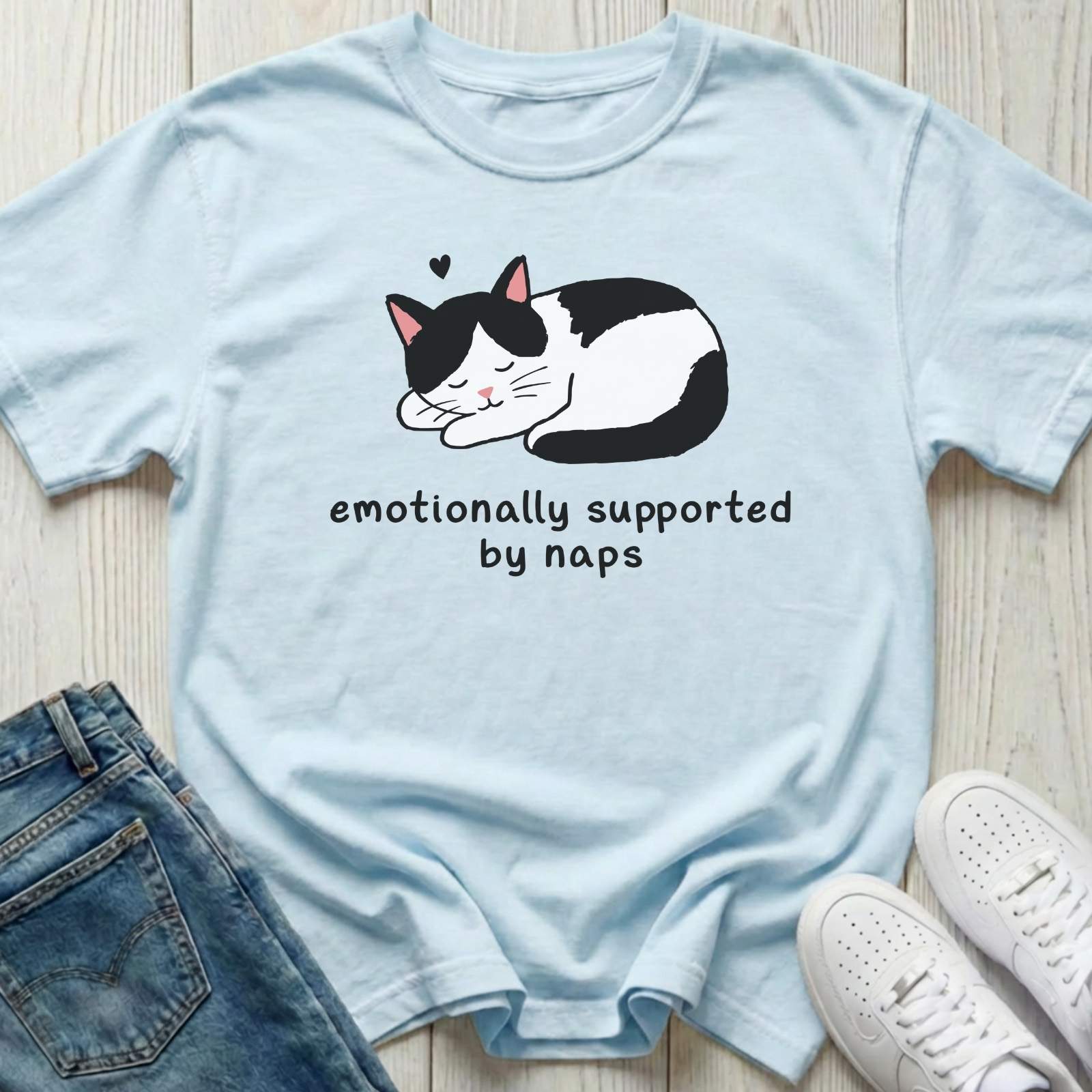 Emotionally Supported by Naps T-shirt