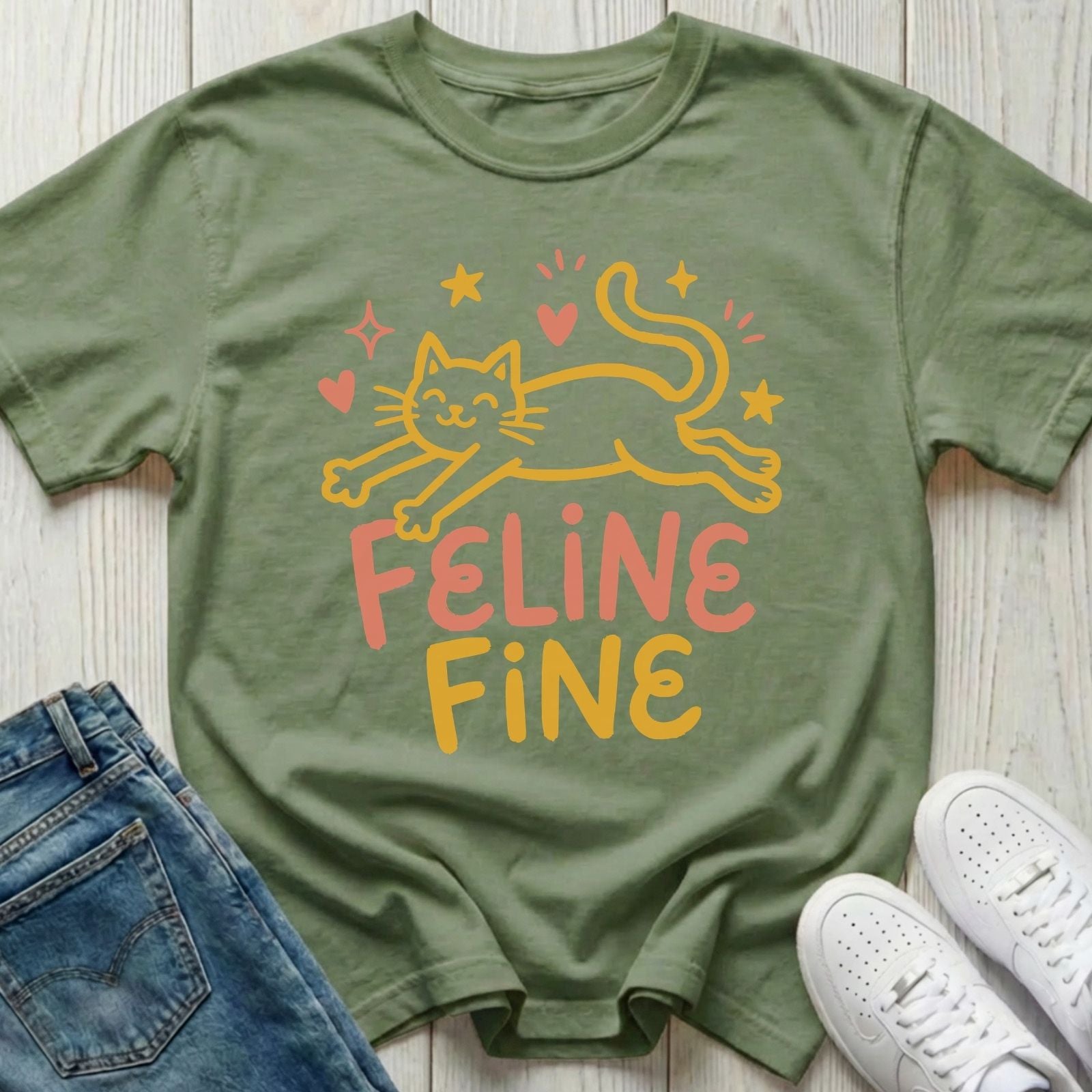 Feline Fine T-shirt