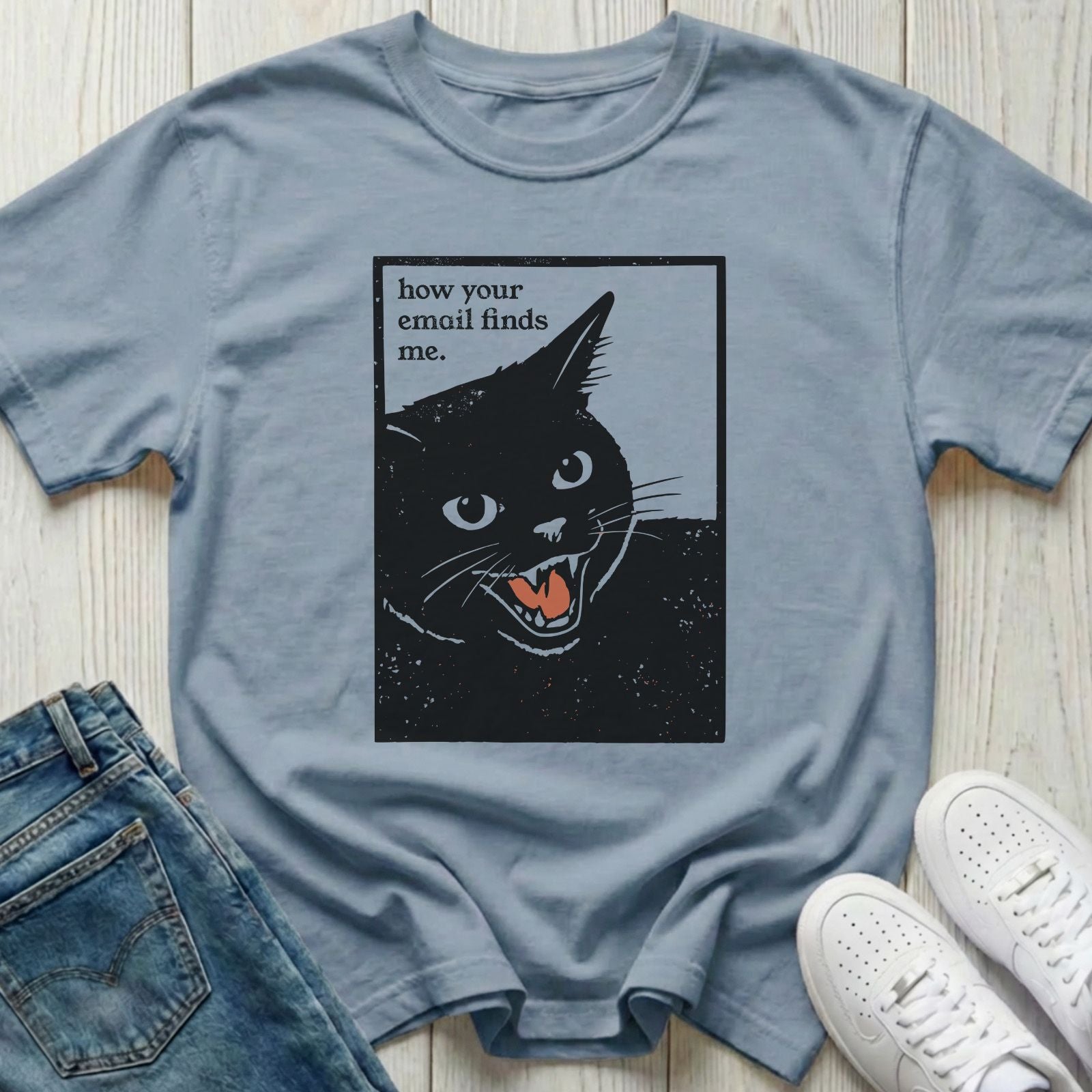 How Your Email Finds Me T-shirt