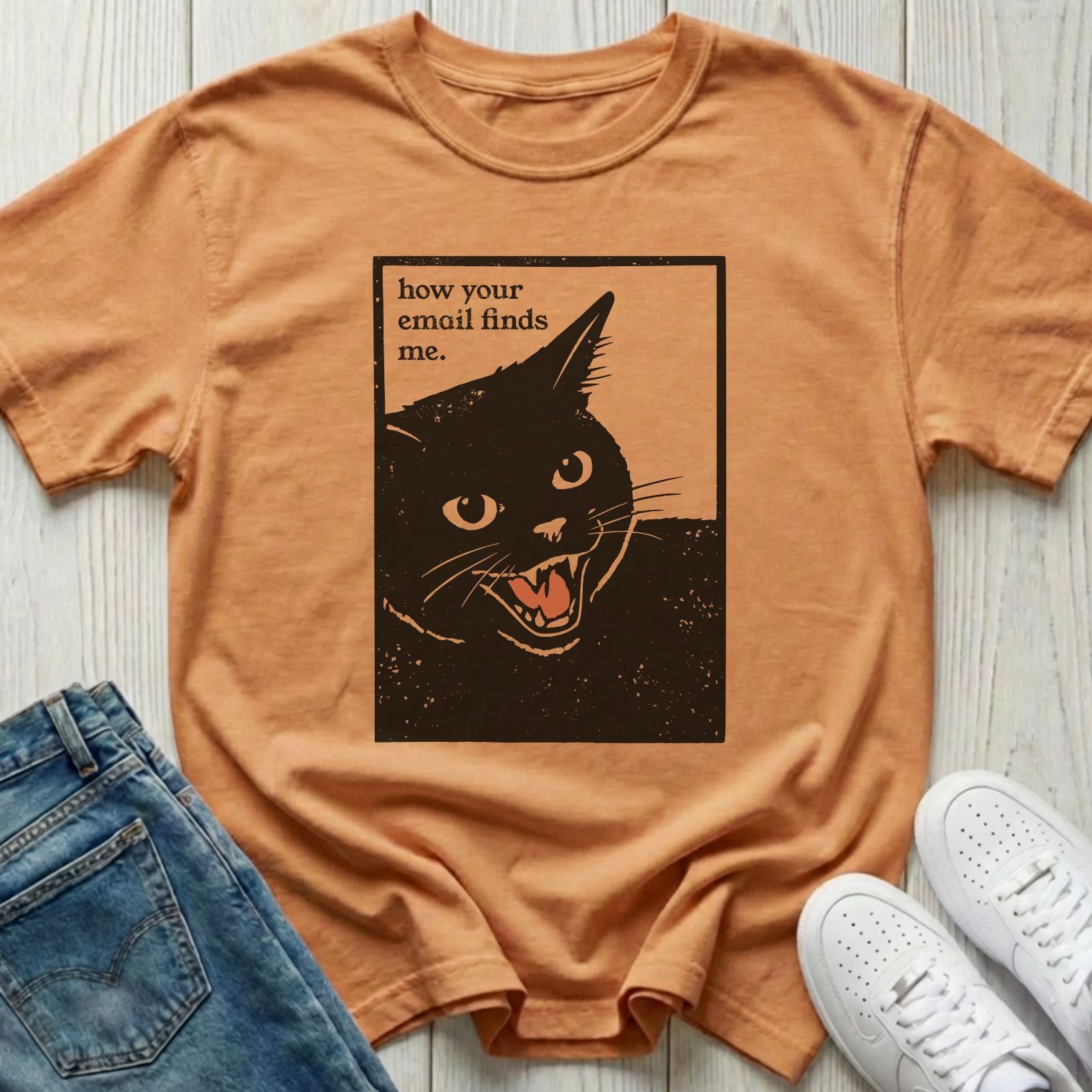 How Your Email Finds Me T-shirt