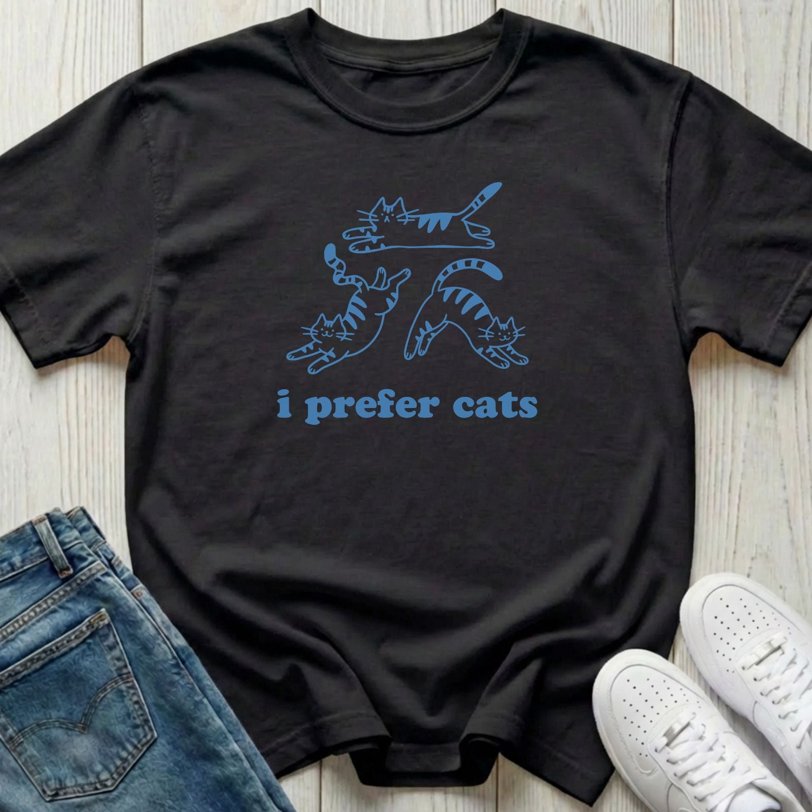 I Prefer Cats T-shirt