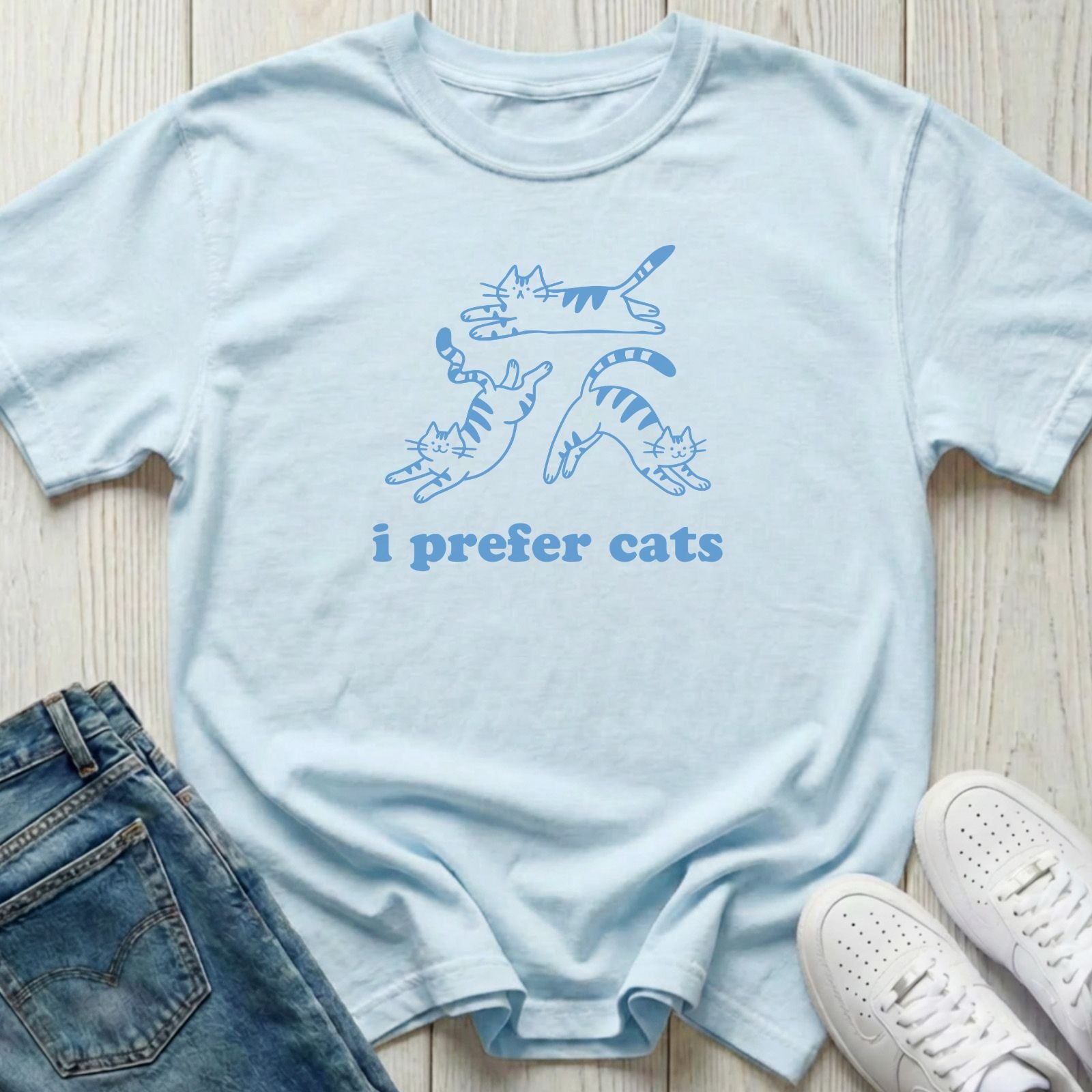 I Prefer Cats T-shirt