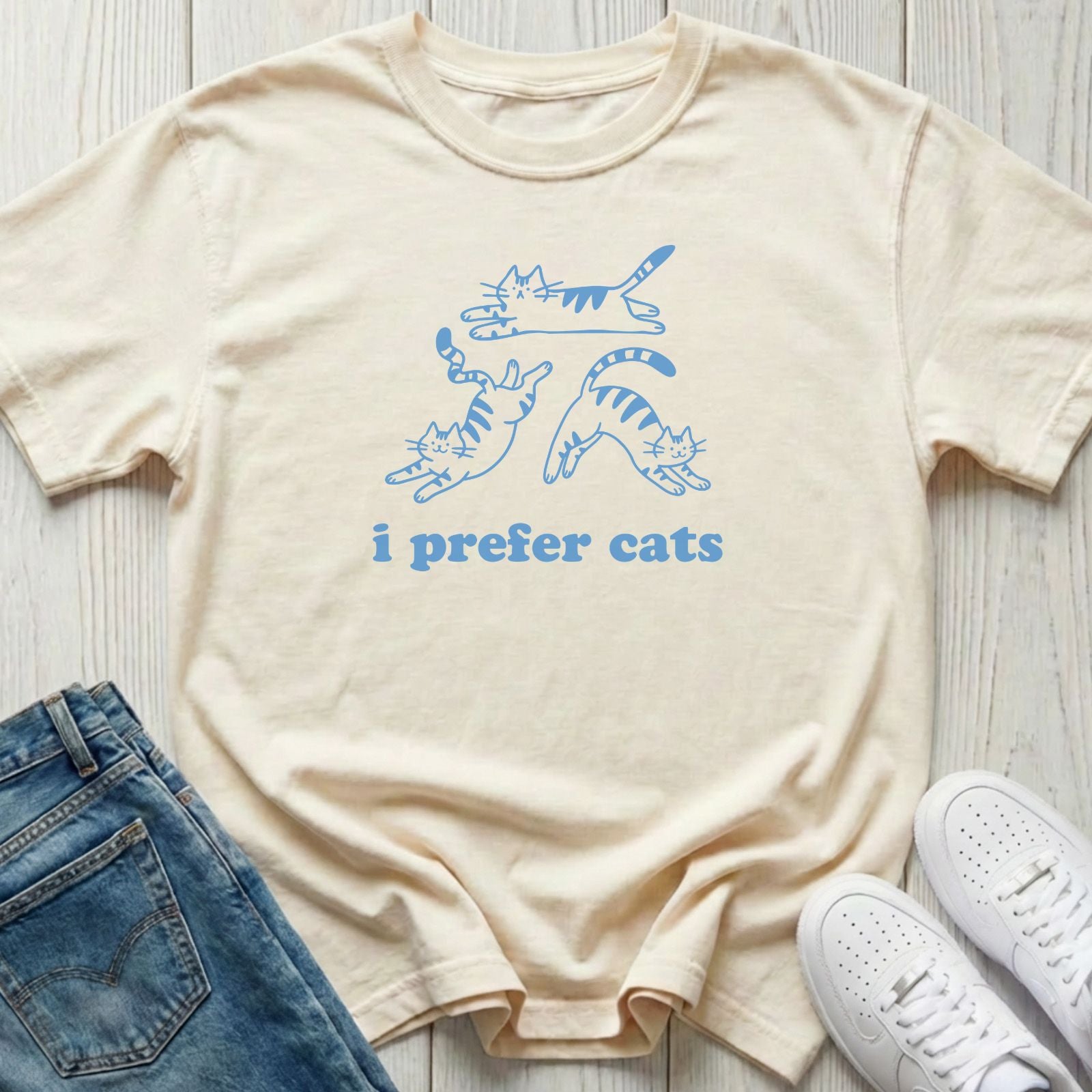 I Prefer Cats T-shirt