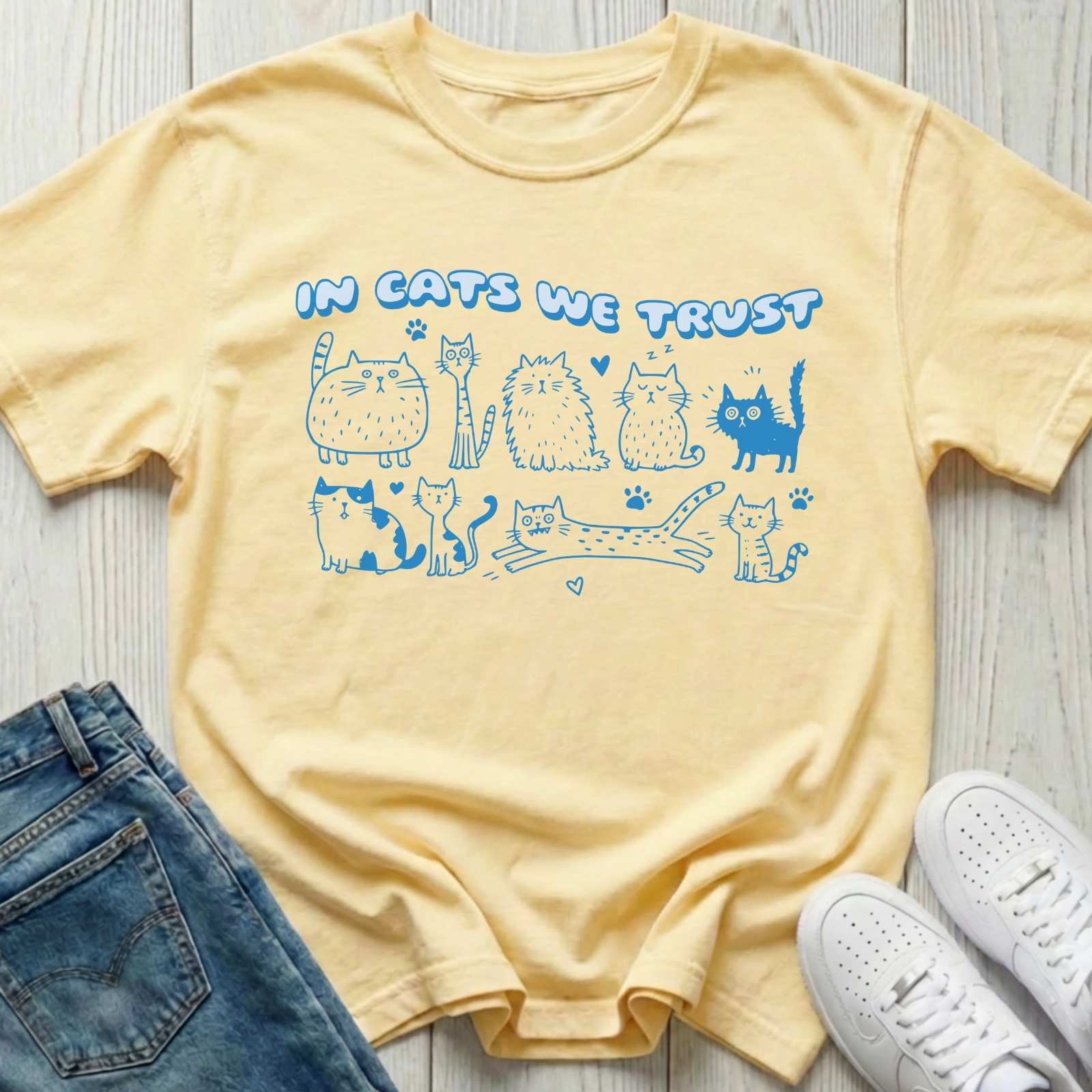 In Cats We Trust T-shirt