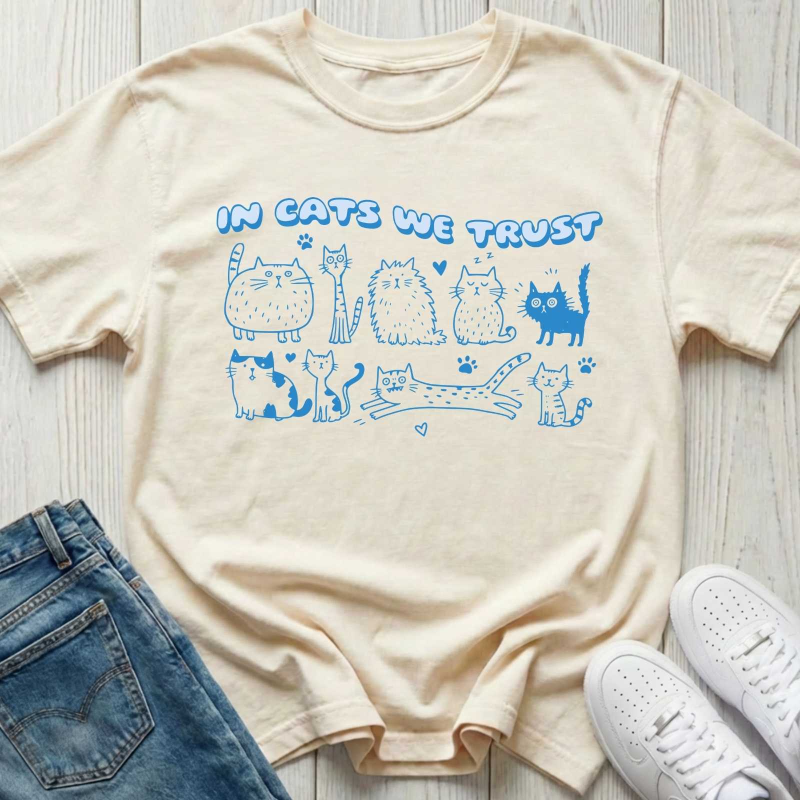 In Cats We Trust T-shirt