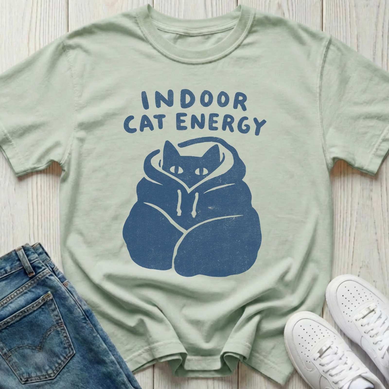 Indoor Cat Energy T-shirt