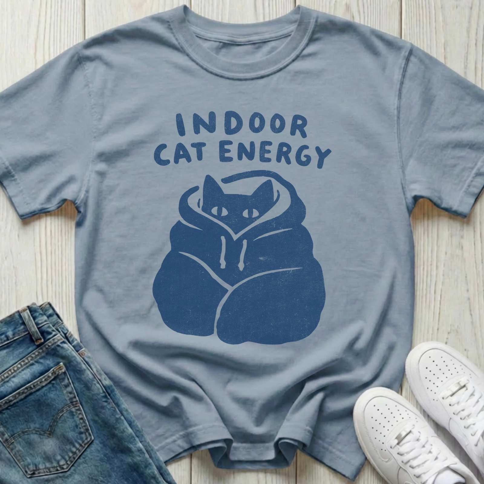 Indoor Cat Energy T-shirt