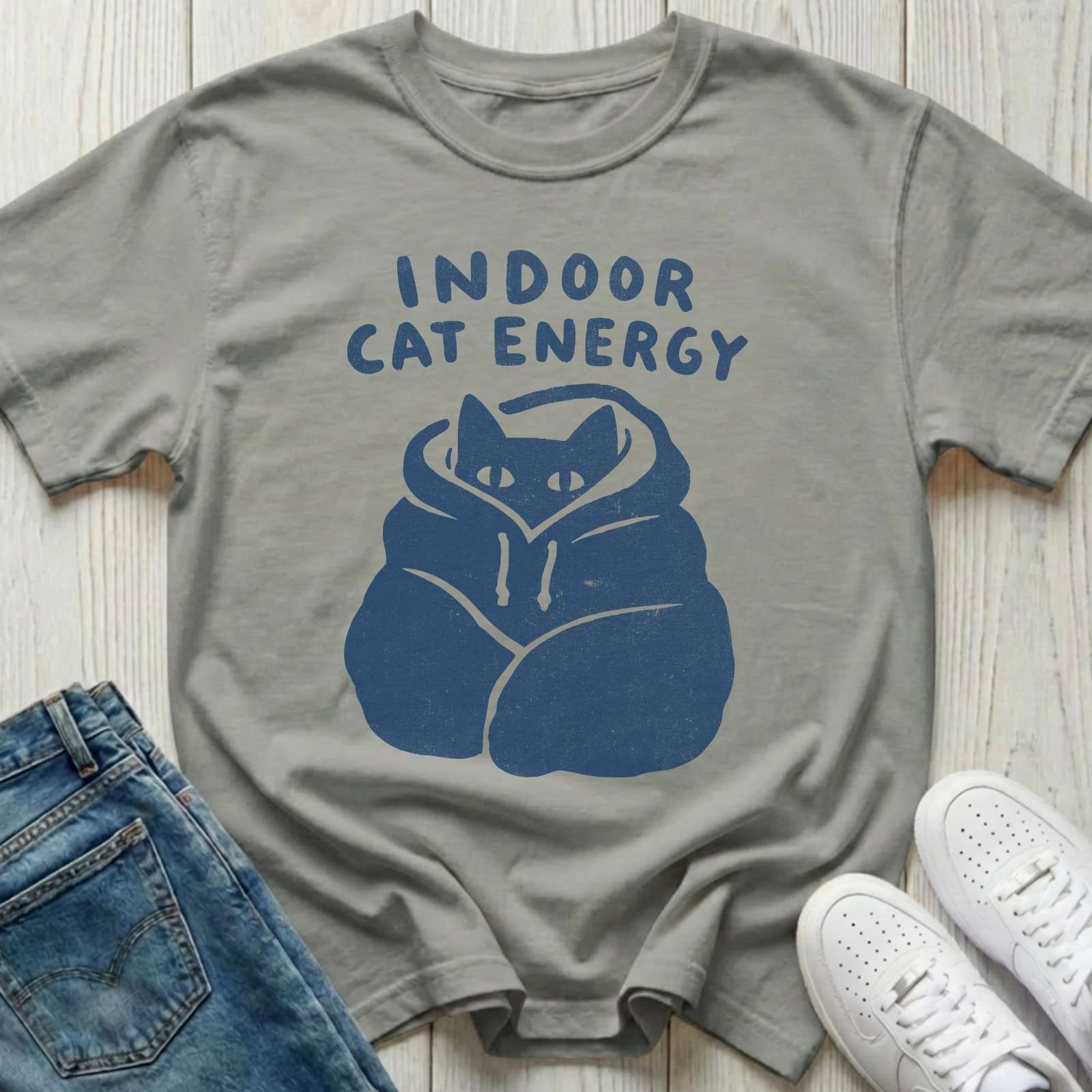 Indoor Cat Energy T-shirt