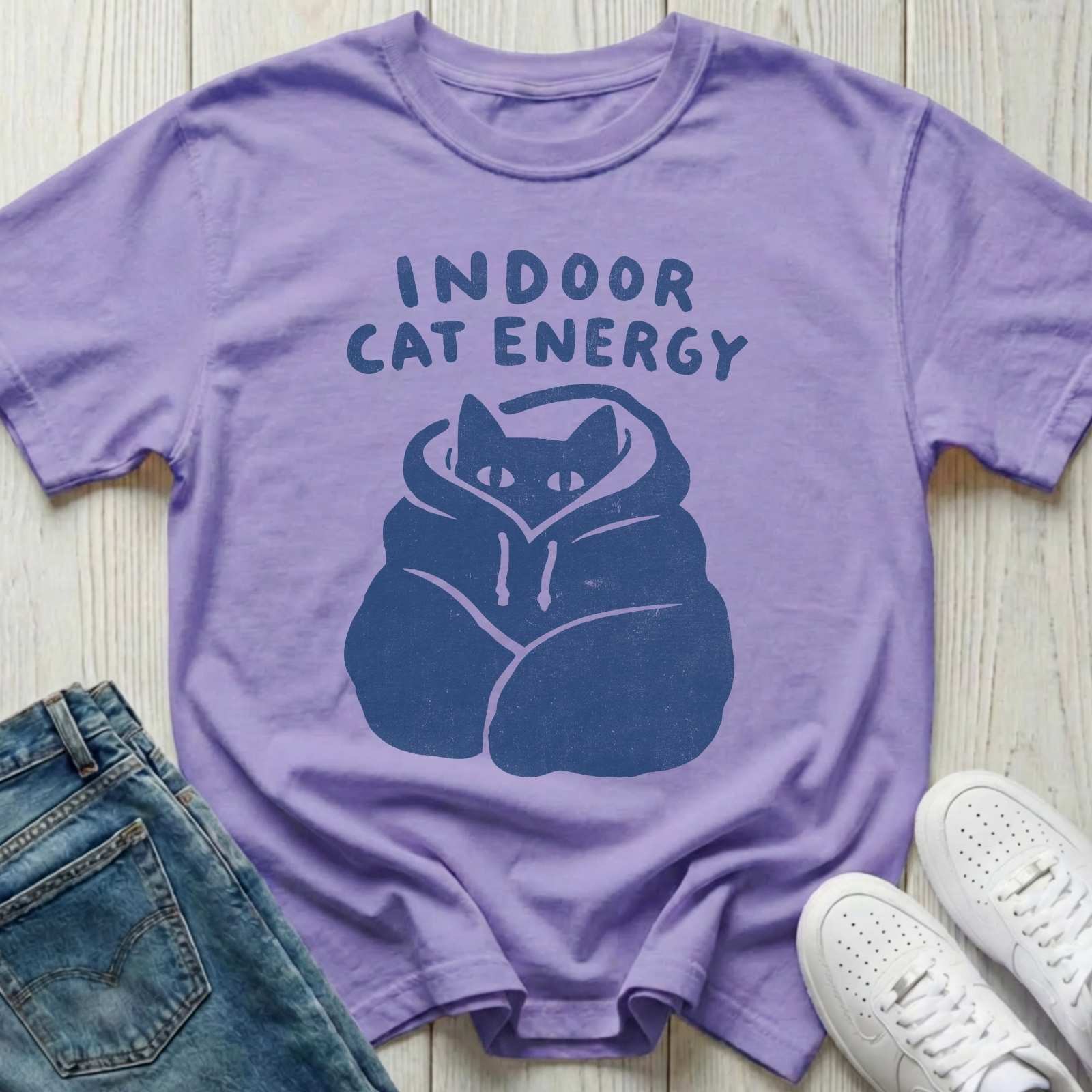 Indoor Cat Energy T-shirt