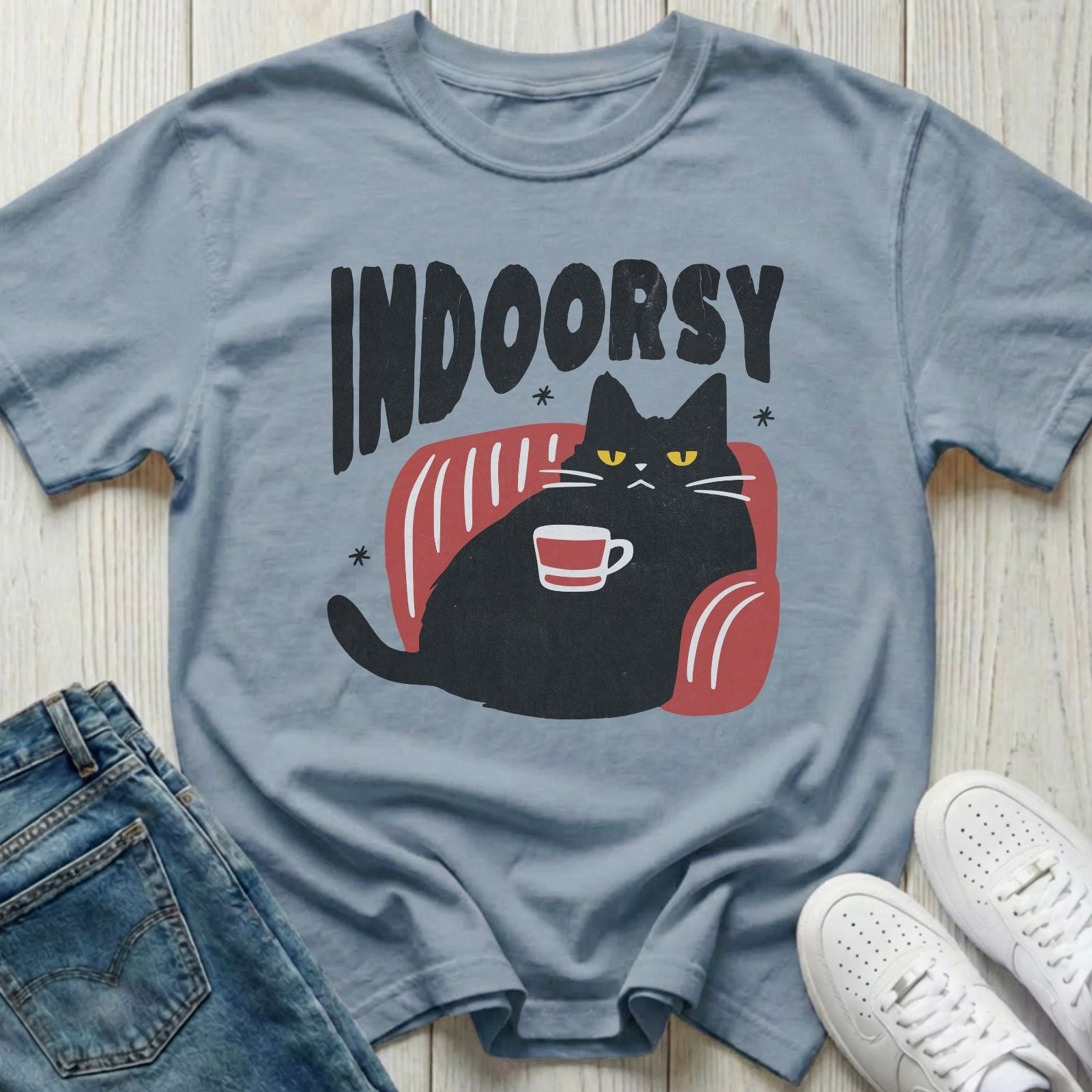 Indoorsy Cat T-shirt
